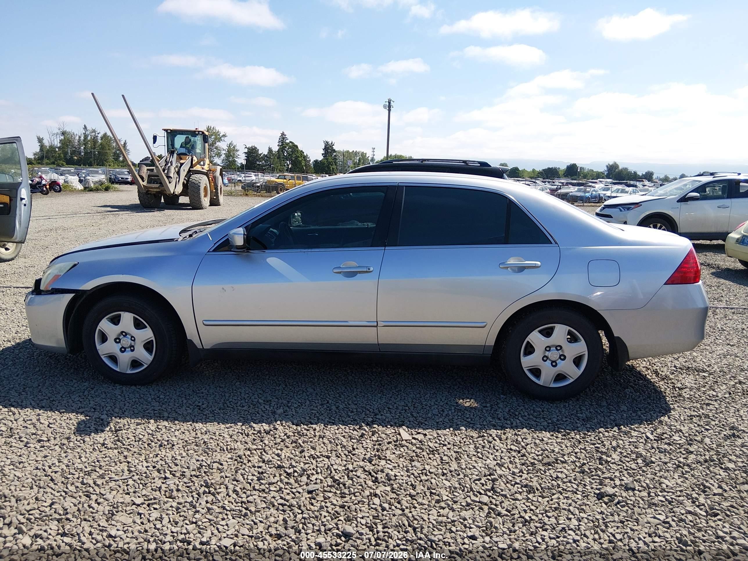 2006 Honda Accord 2.4 Lx Silver vin: 1HGCM56476A146571