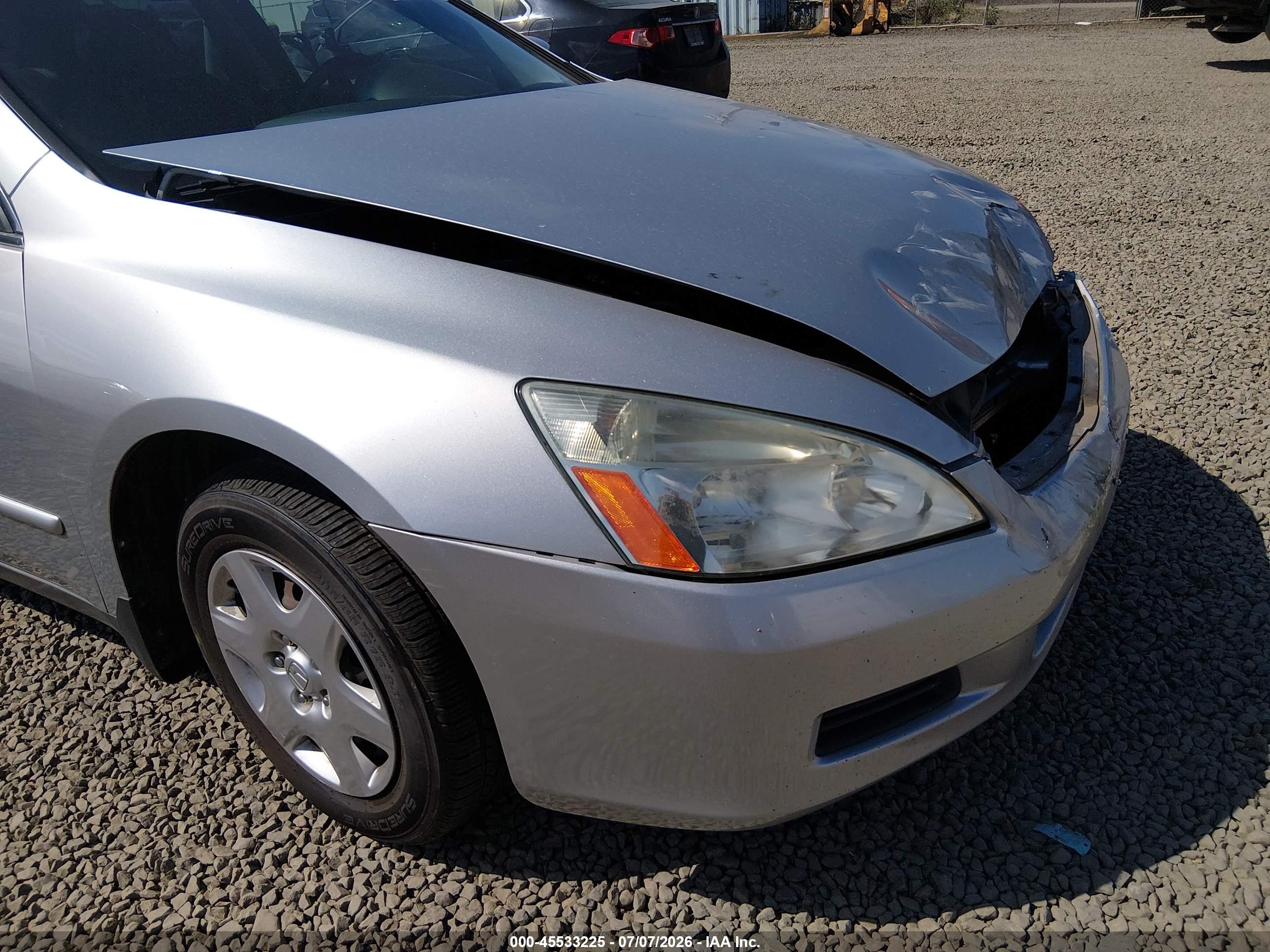 2006 Honda Accord 2.4 Lx Silver vin: 1HGCM56476A146571