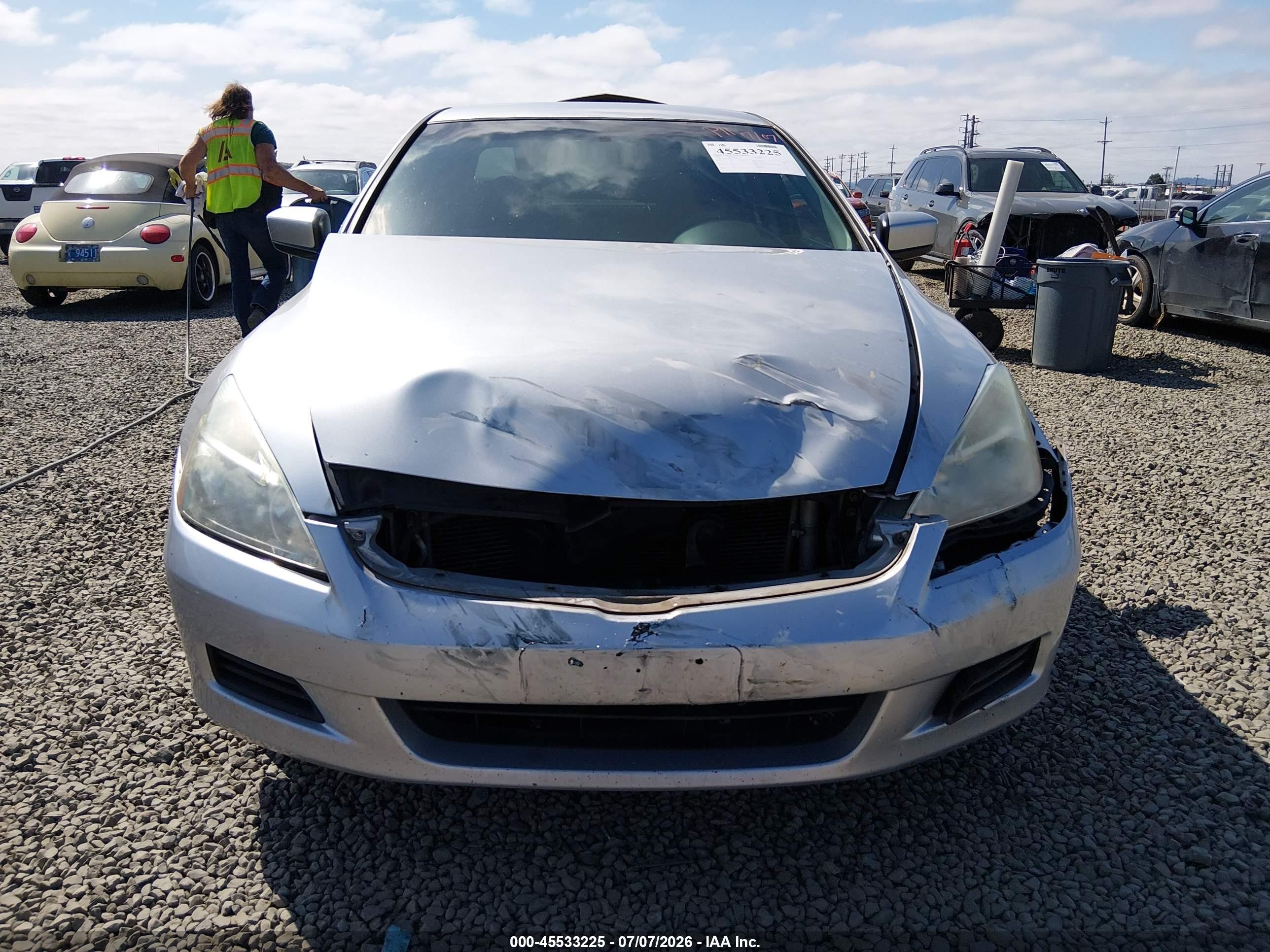2006 Honda Accord 2.4 Lx Silver vin: 1HGCM56476A146571