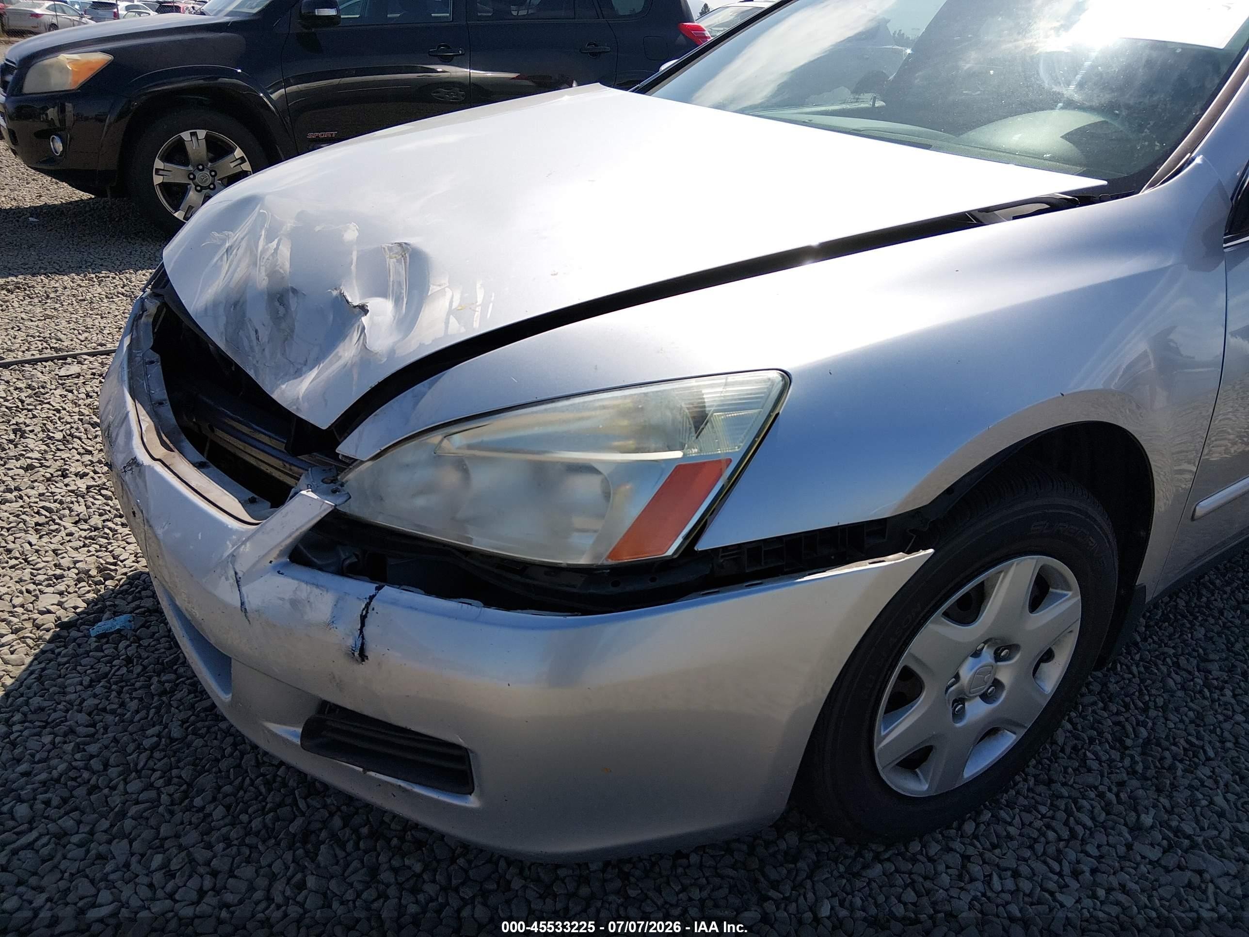 2006 Honda Accord 2.4 Lx Silver vin: 1HGCM56476A146571