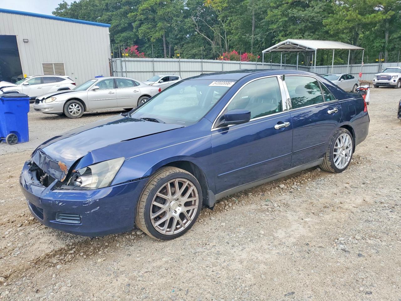 2006 Honda Accord Lx Blue vin: 1HGCM56476A173981