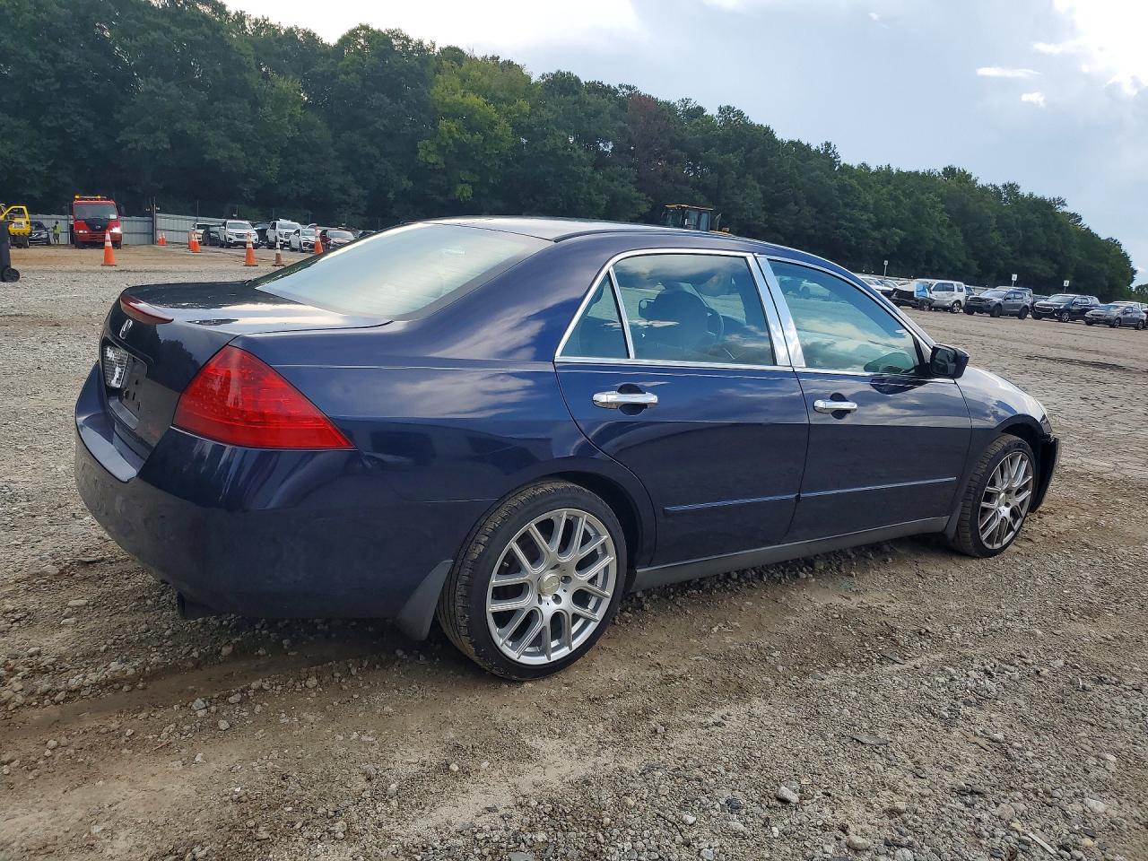 2006 Honda Accord Lx Blue vin: 1HGCM56476A173981