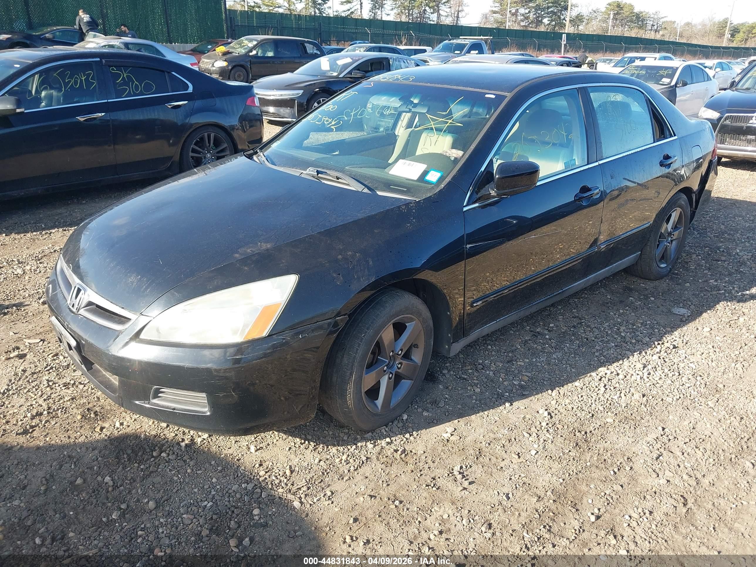 2006 Honda Accord 2.4 Lx Черный vin: 1HGCM56476A174791