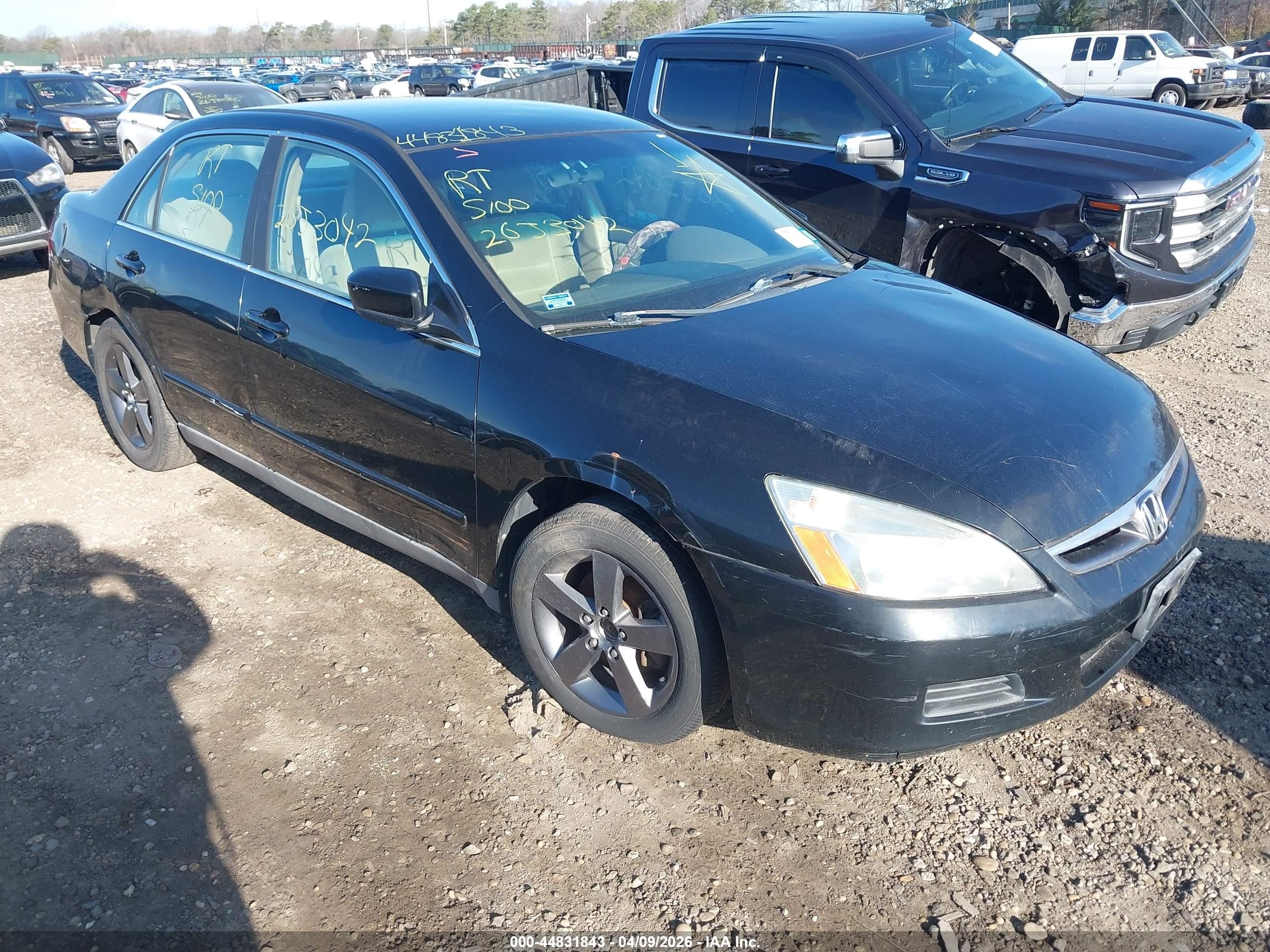 2006 Honda Accord 2.4 Lx Черный vin: 1HGCM56476A174791