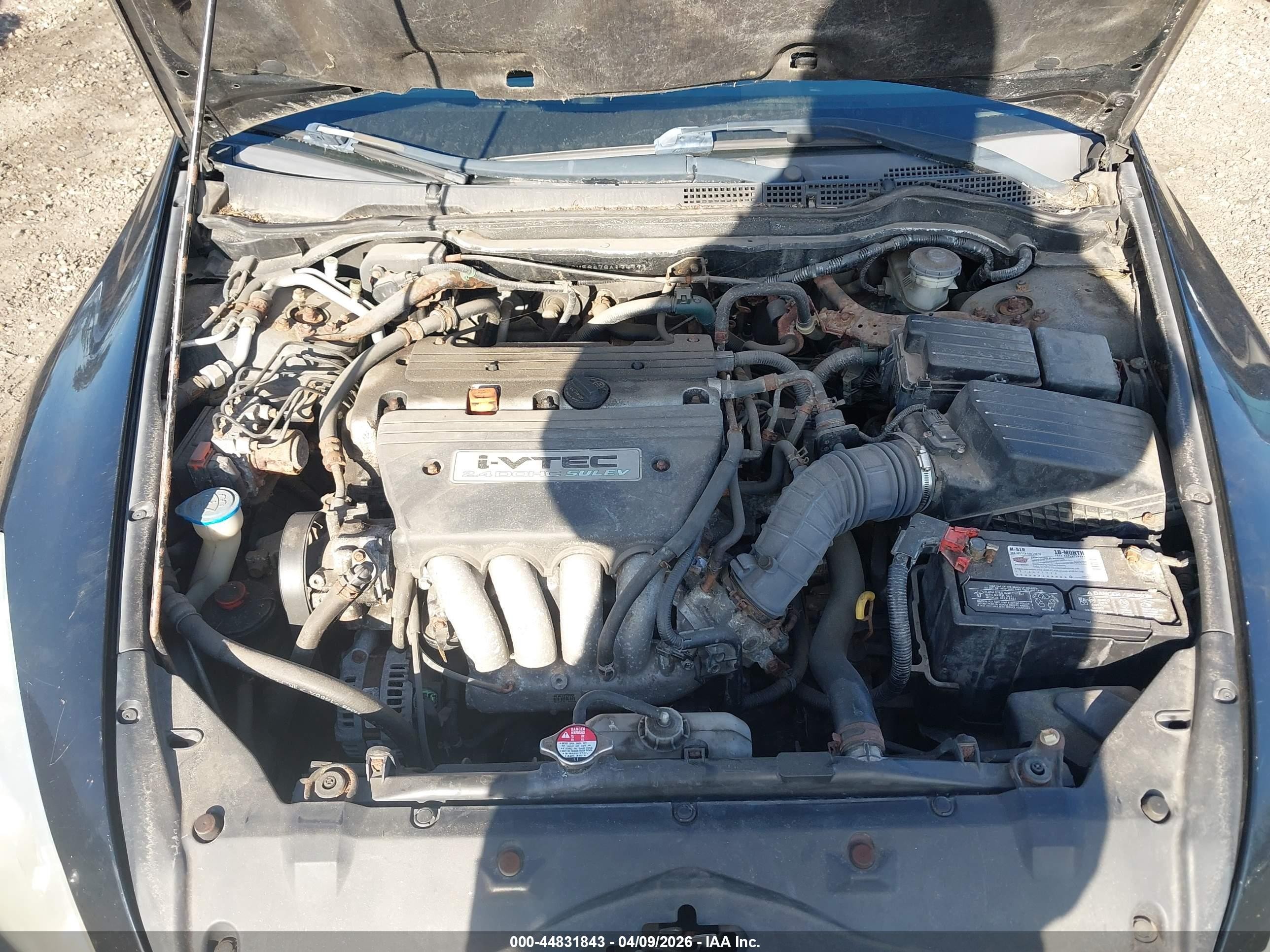2006 Honda Accord 2.4 Lx Черный vin: 1HGCM56476A174791