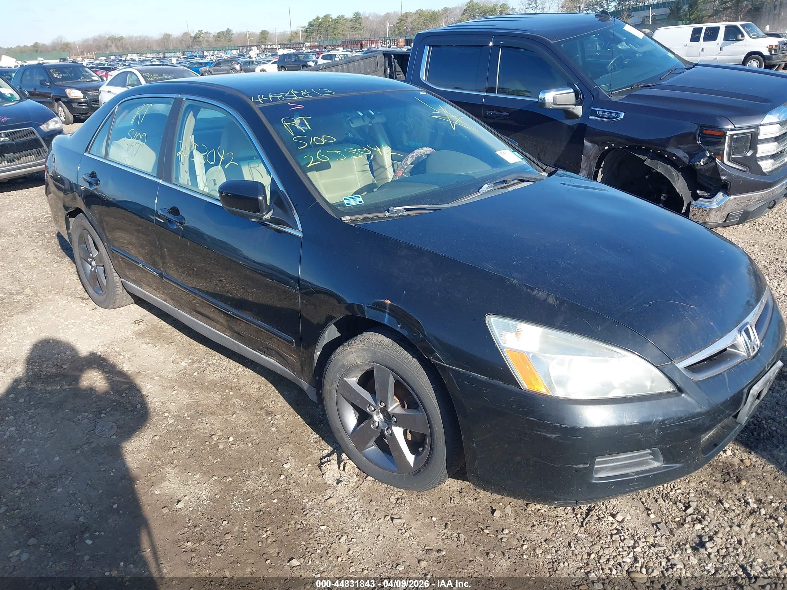 2006 Honda Accord 2.4 Lx Черный vin: 1HGCM56476A174791
