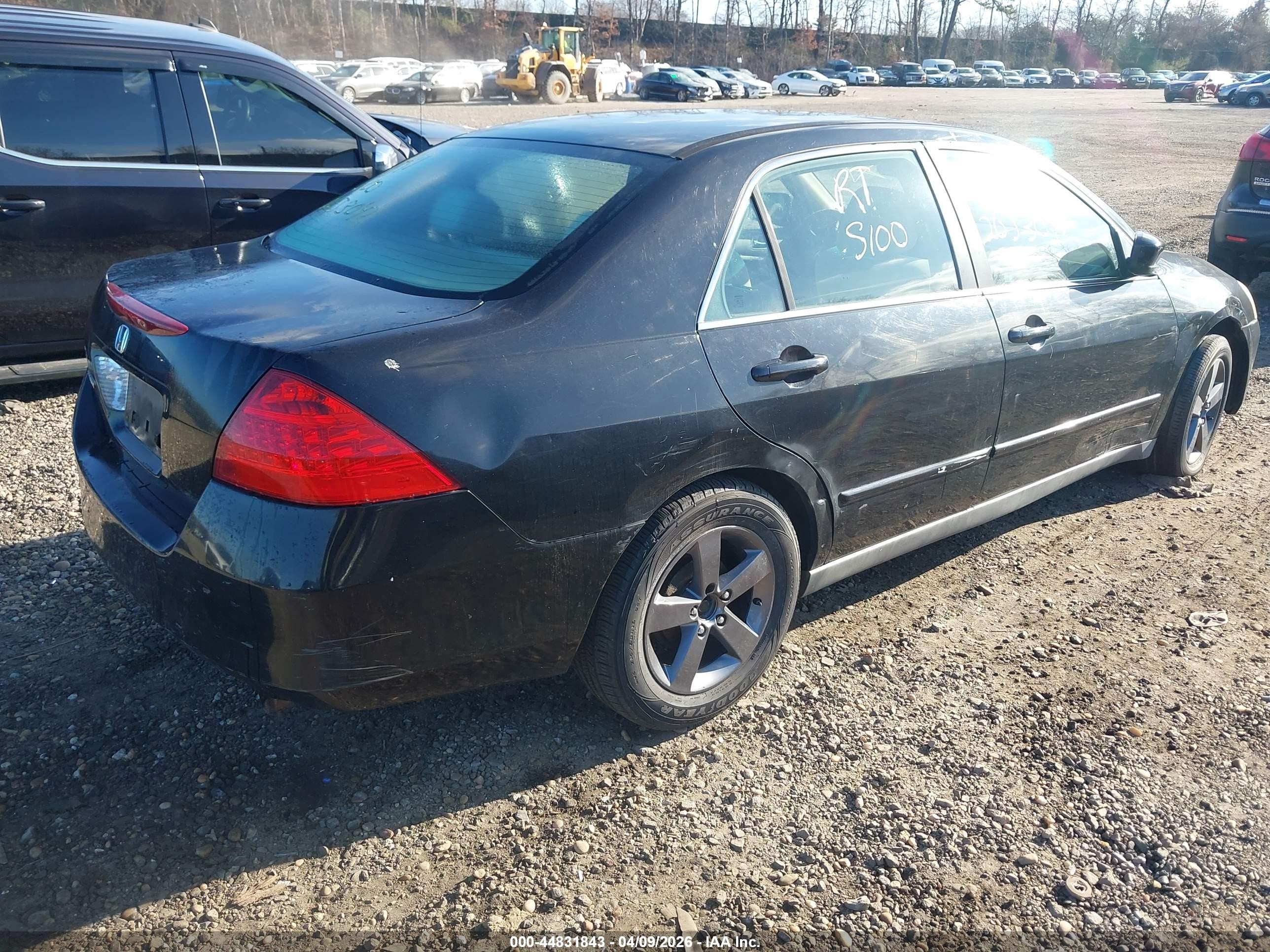 2006 Honda Accord 2.4 Lx Черный vin: 1HGCM56476A174791