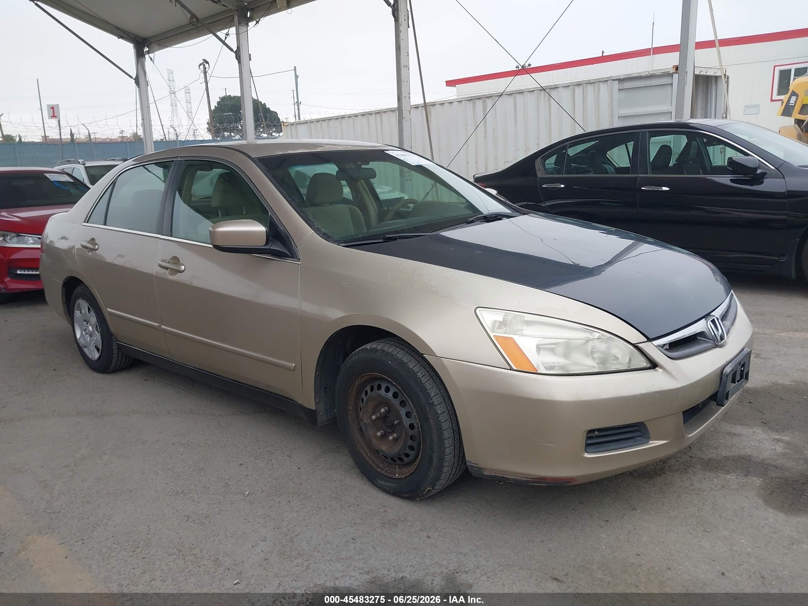 2007 Honda Accord 2.4 Lx Gold vin: 1HGCM56477A041451