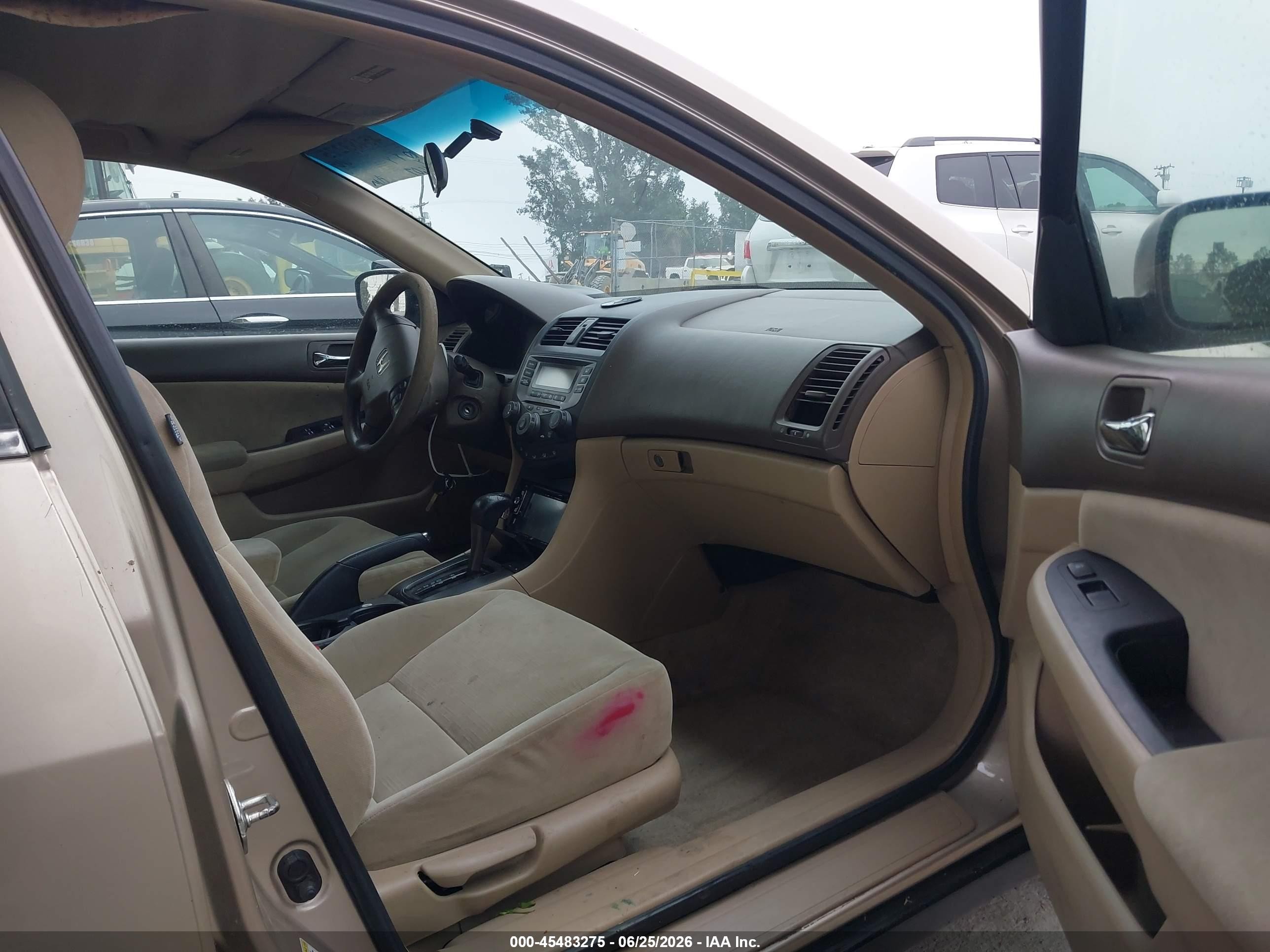2007 Honda Accord 2.4 Lx Gold vin: 1HGCM56477A041451