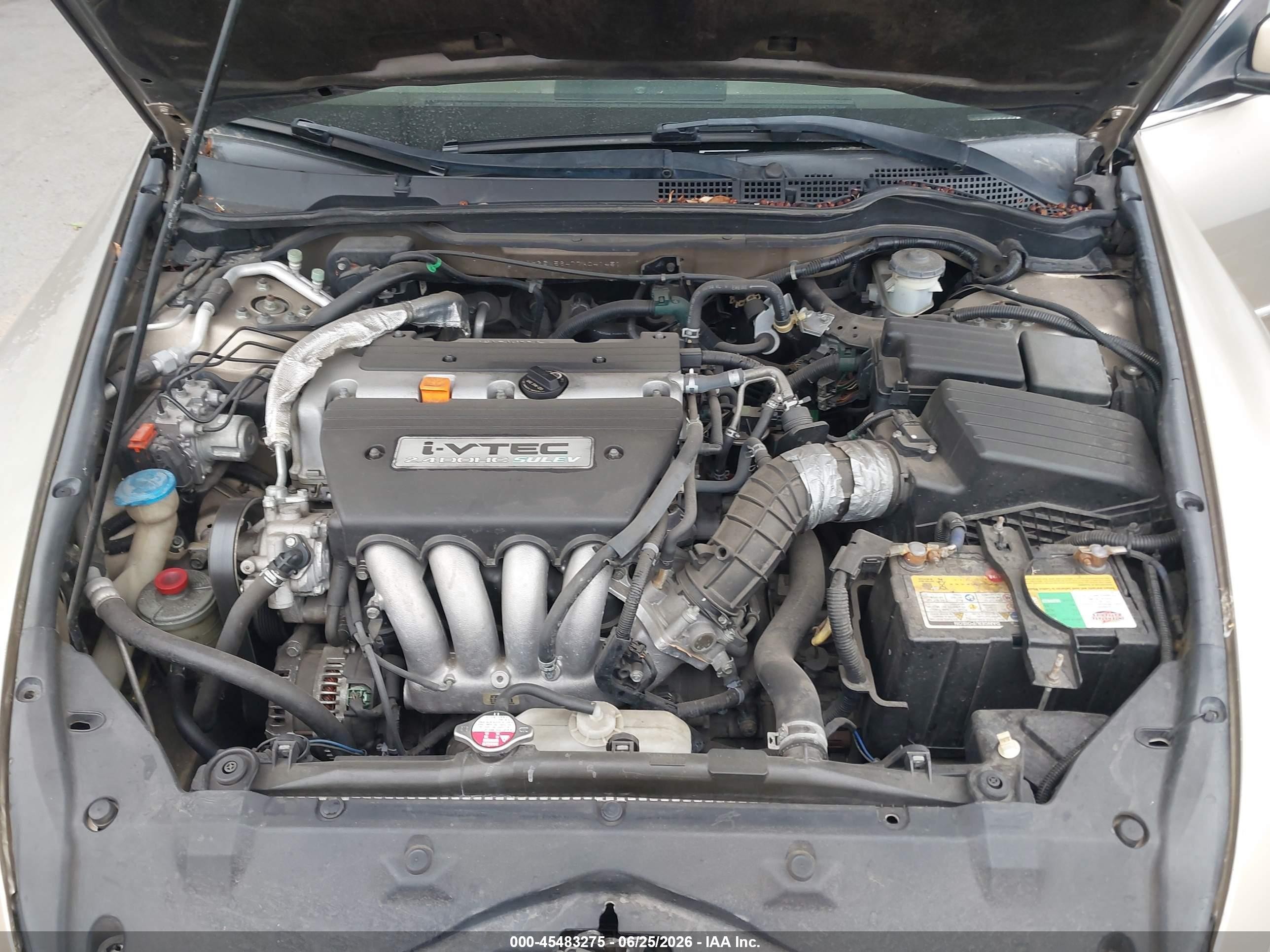 2007 Honda Accord 2.4 Lx Gold vin: 1HGCM56477A041451