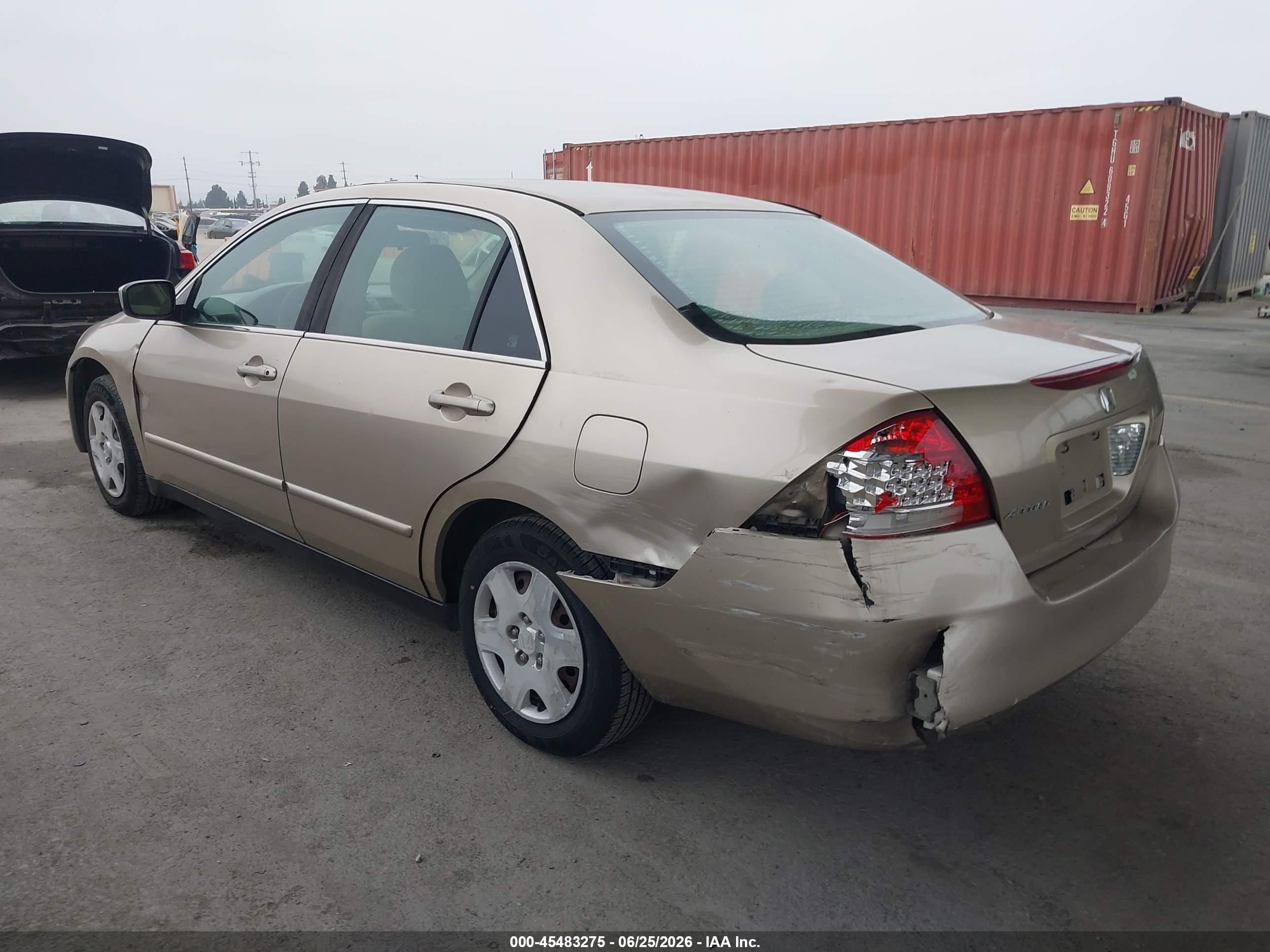 2007 Honda Accord 2.4 Lx Gold vin: 1HGCM56477A041451