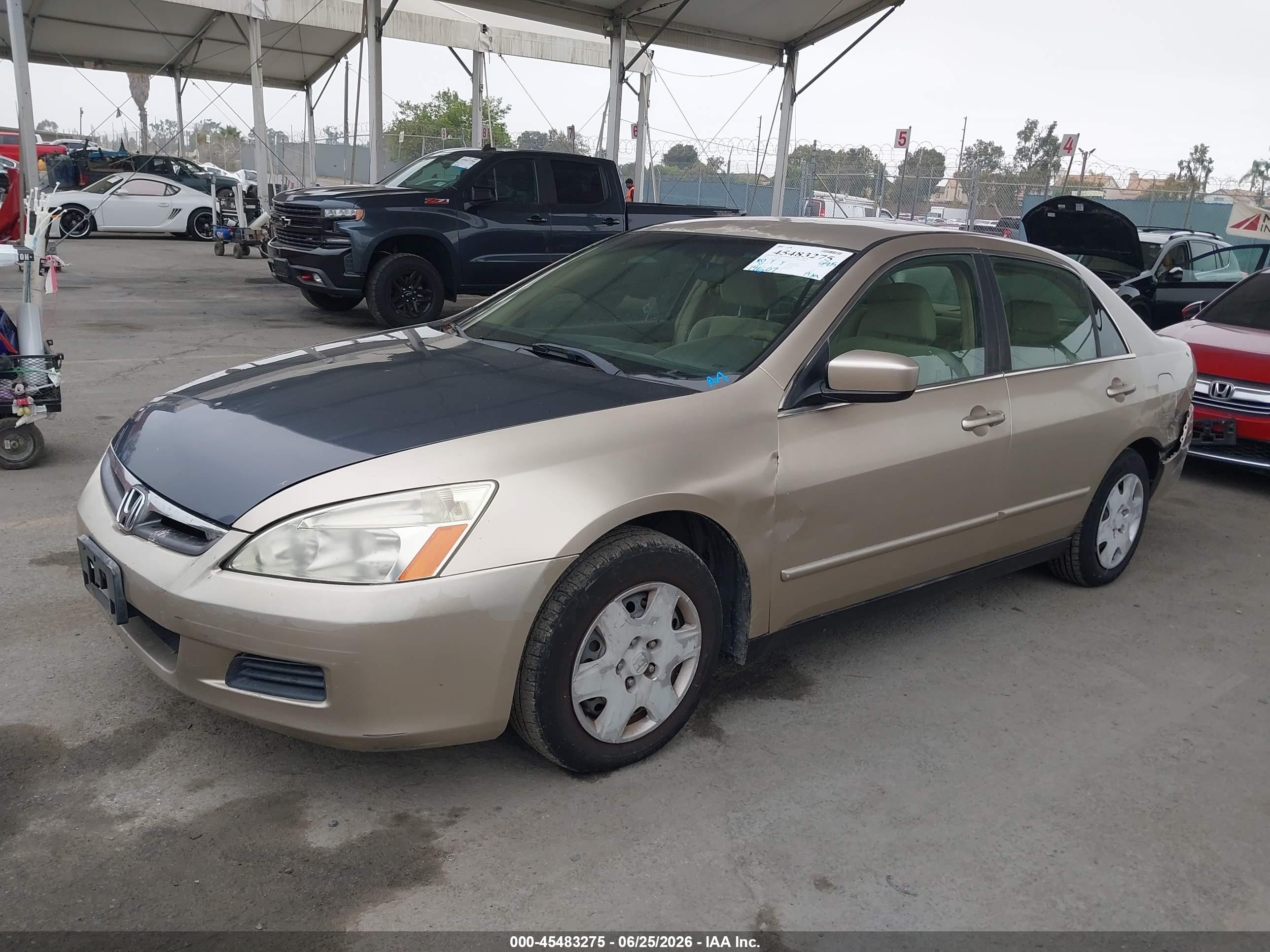 2007 Honda Accord 2.4 Lx Gold vin: 1HGCM56477A041451