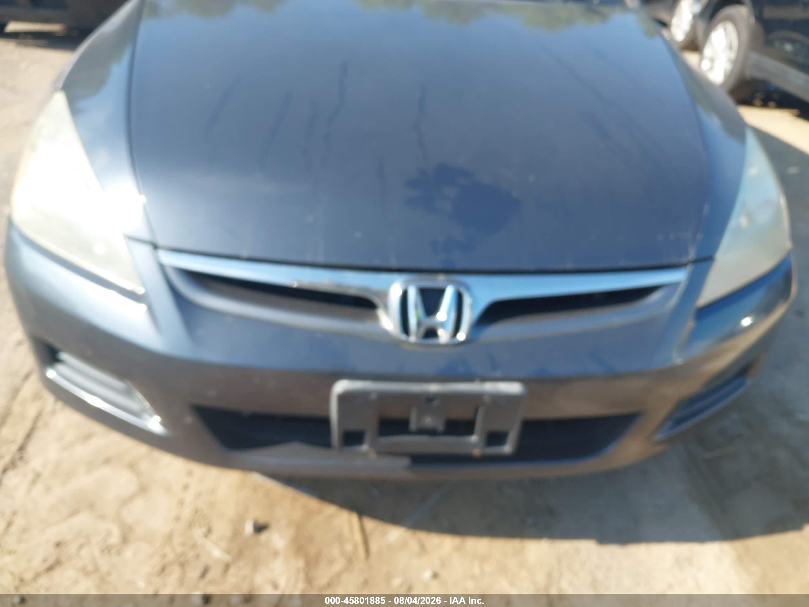 2007 Honda Accord 2.4 Lx Gray vin: 1HGCM56477A043183