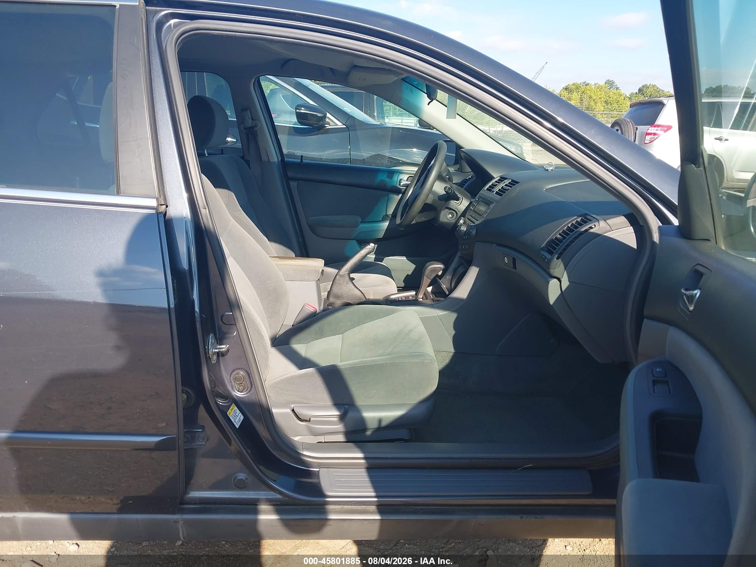 2007 Honda Accord 2.4 Lx Gray vin: 1HGCM56477A043183