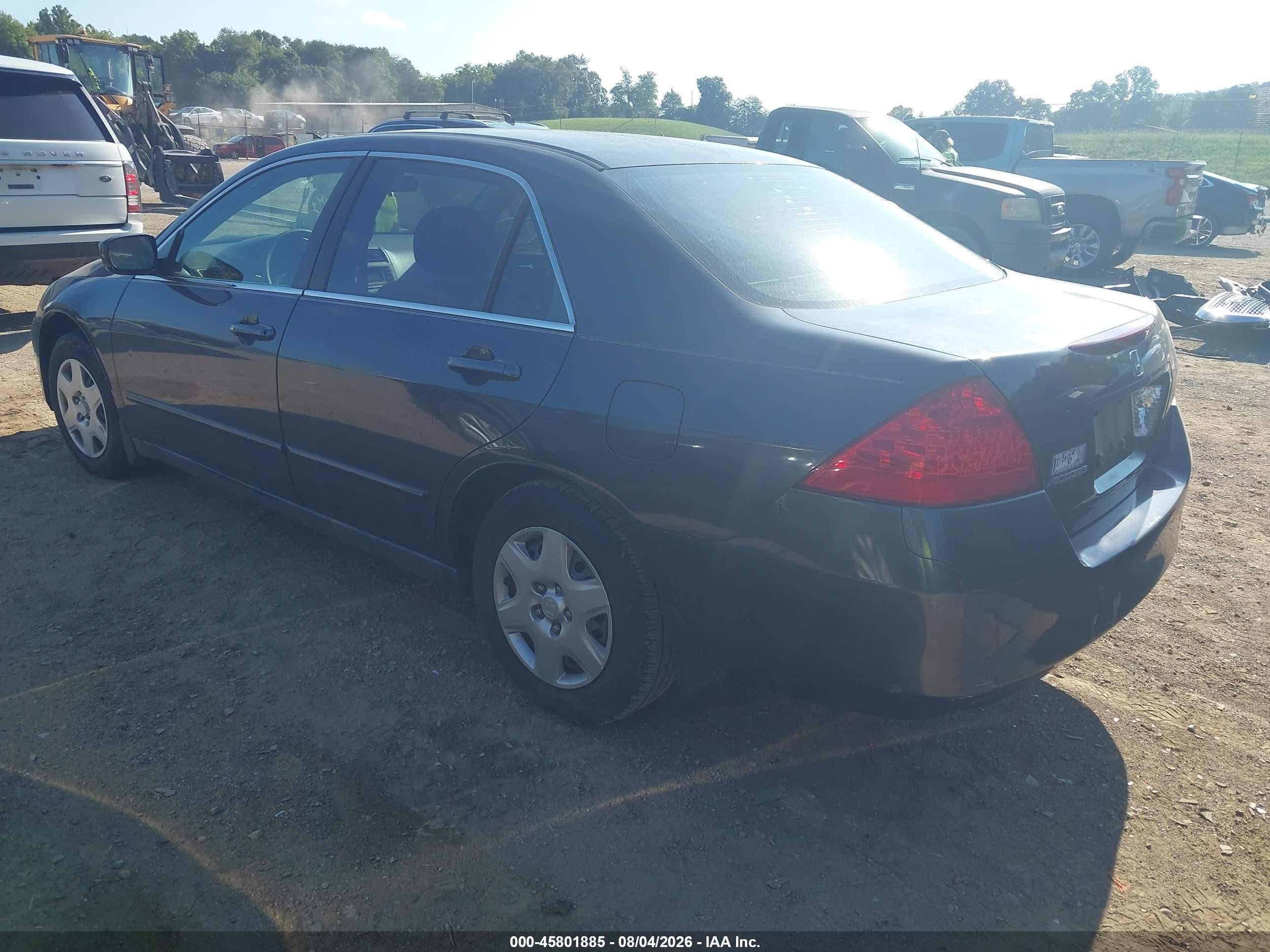 2007 Honda Accord 2.4 Lx Gray vin: 1HGCM56477A043183