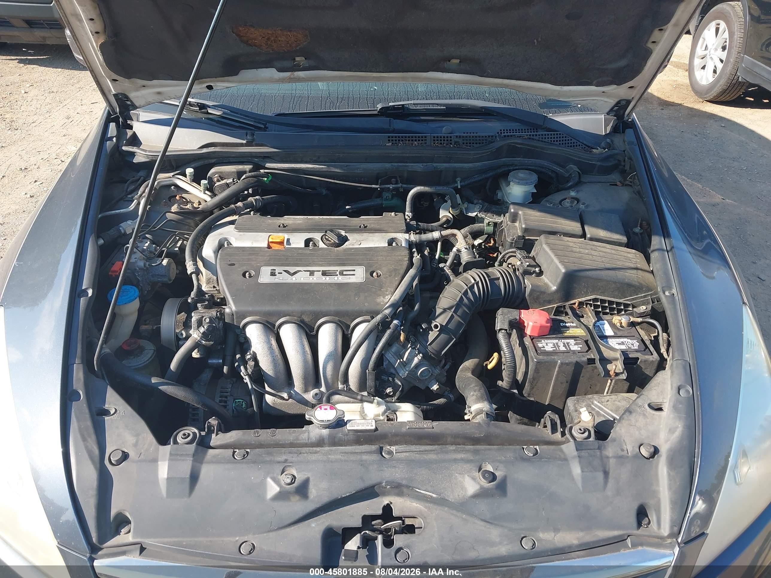 2007 Honda Accord 2.4 Lx Gray vin: 1HGCM56477A043183