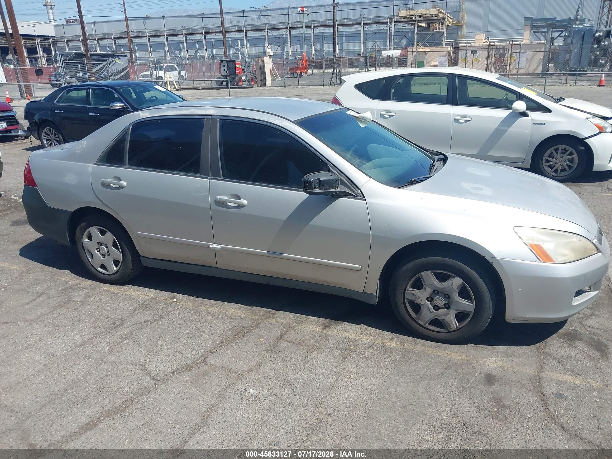 2007 Honda Accord 2.4 Lx Серебряный vin: 1HGCM56477A047654
