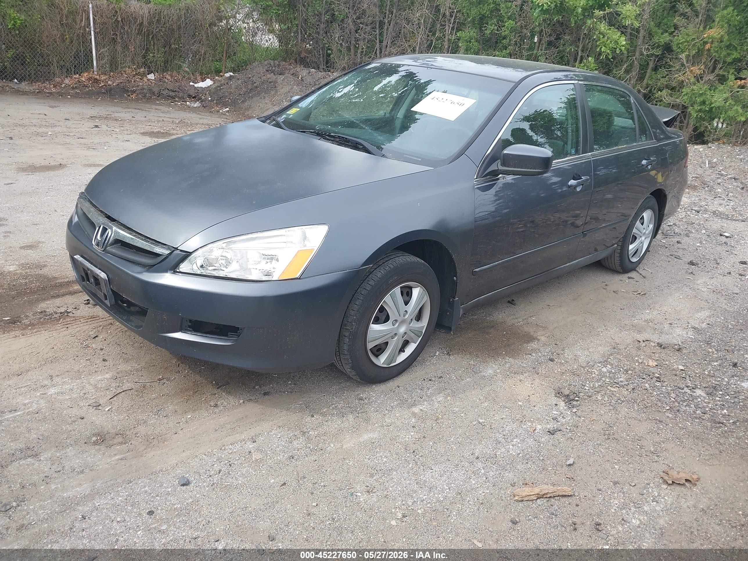 2007 Honda Accord 2.4 Lx Синий vin: 1HGCM56477A052465