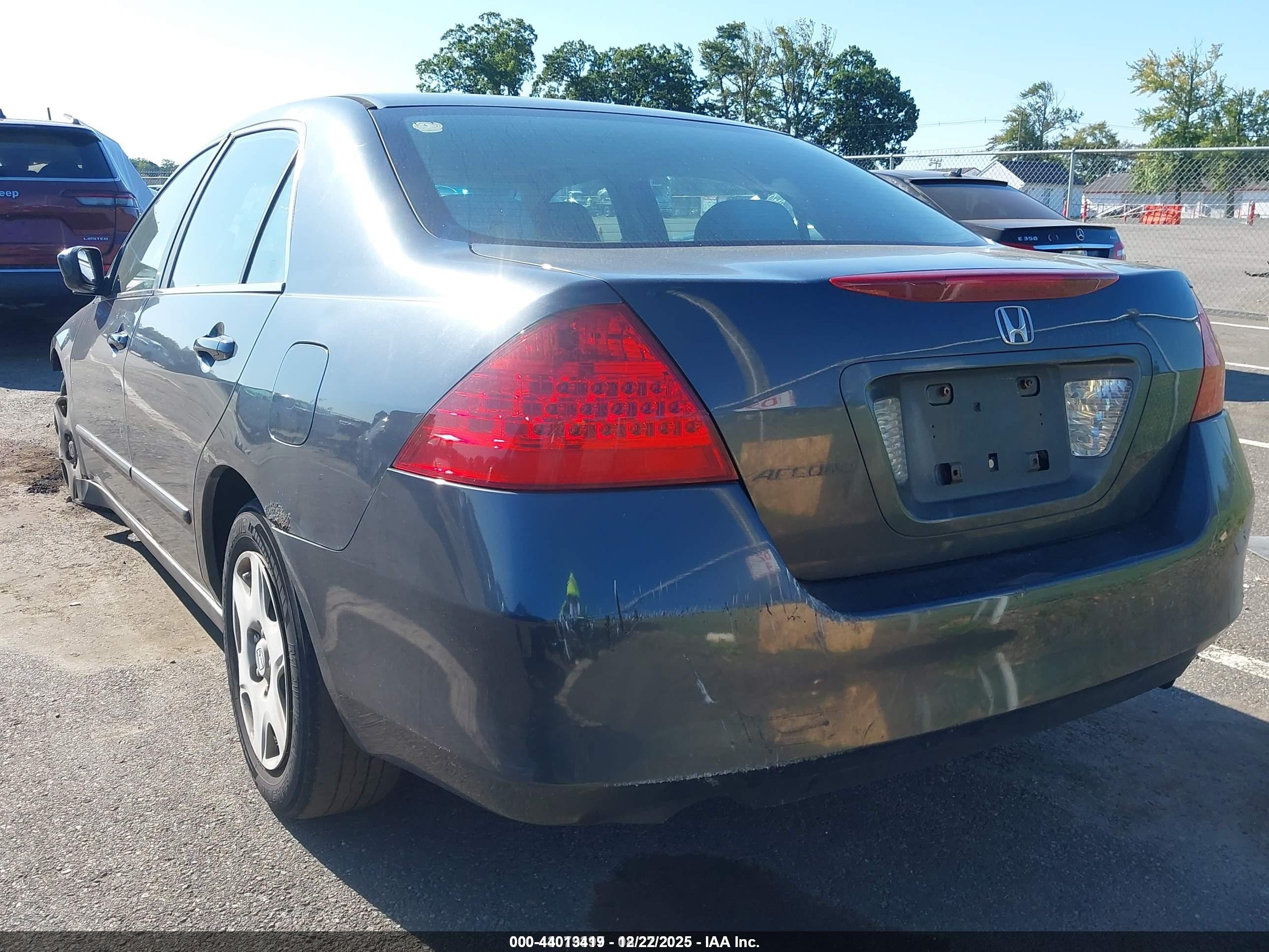 2007 Honda Accord 2.4 Lx Gray vin: 1HGCM56477A072067
