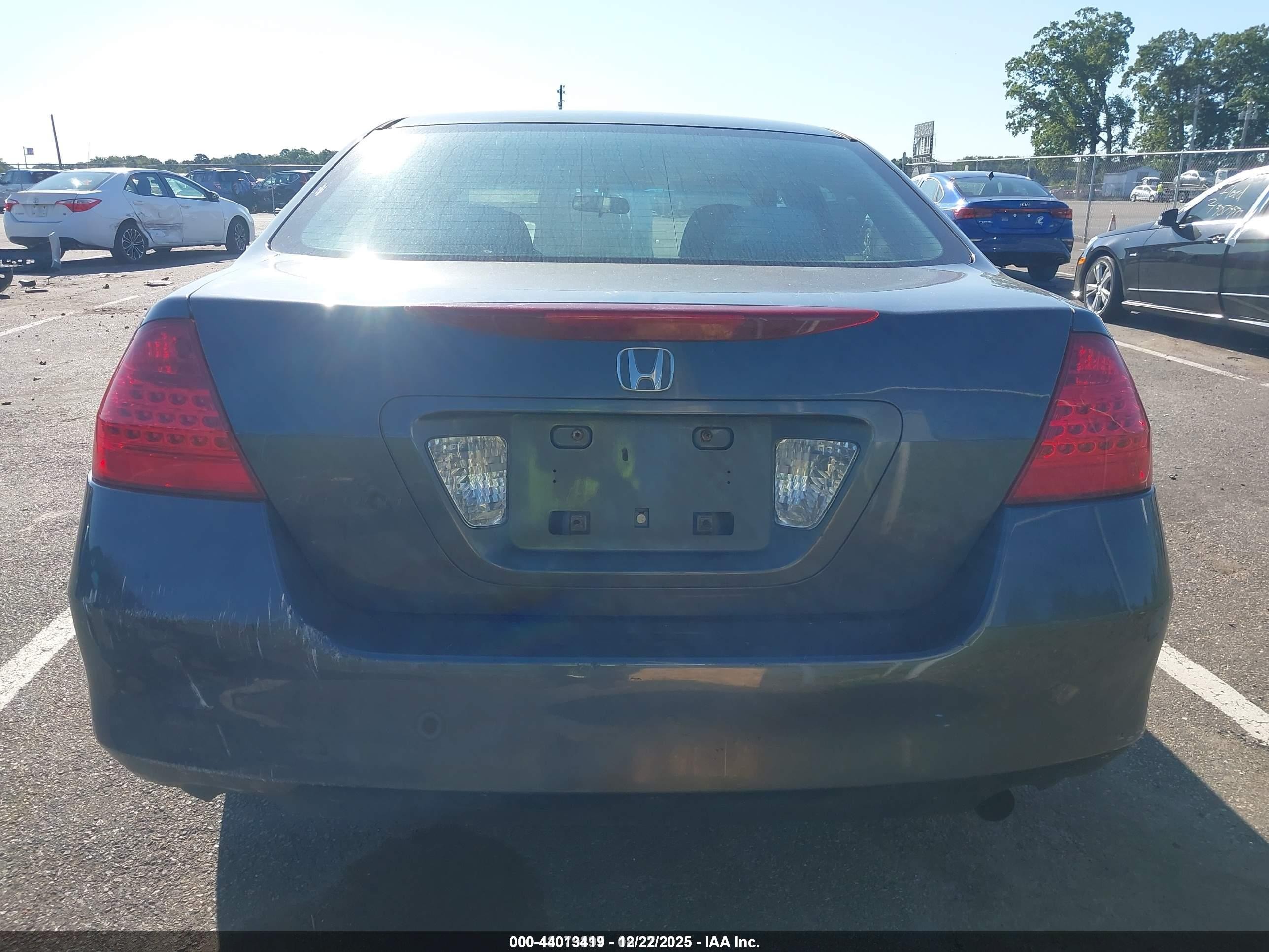 2007 Honda Accord 2.4 Lx Gray vin: 1HGCM56477A072067