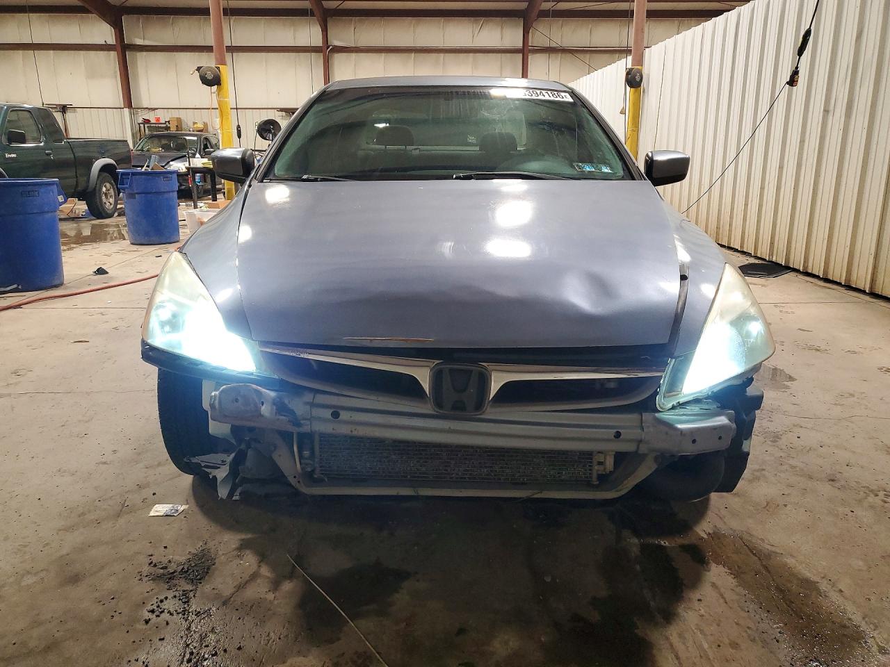 2007 Honda Accord Lx Blue vin: 1HGCM56477A141484