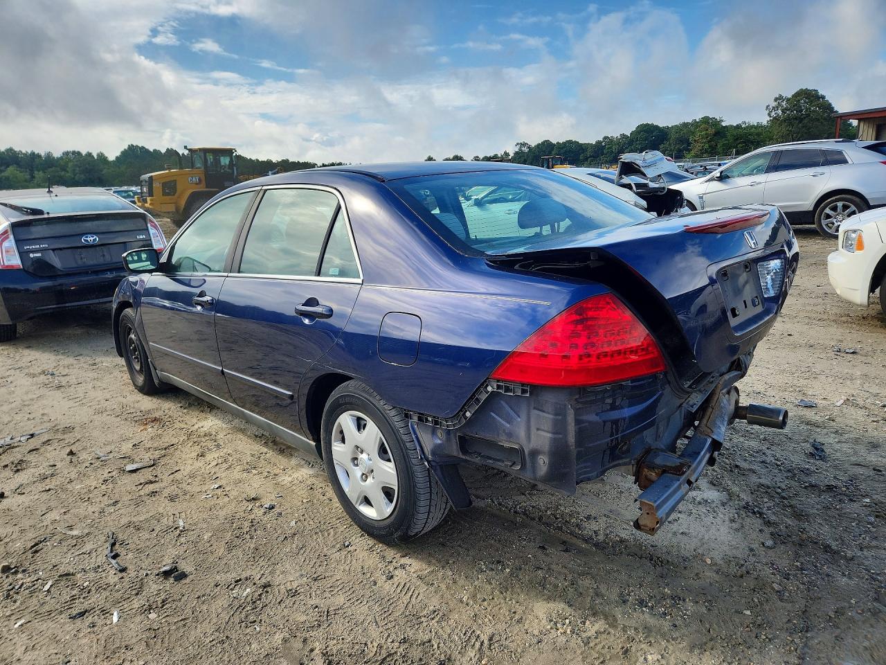 2007 Honda Accord Lx Blue vin: 1HGCM56477A157216