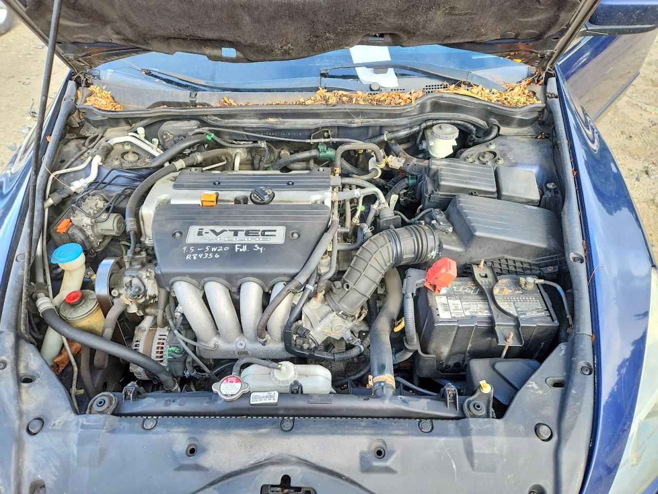 2007 Honda Accord Lx Blue vin: 1HGCM56477A157216