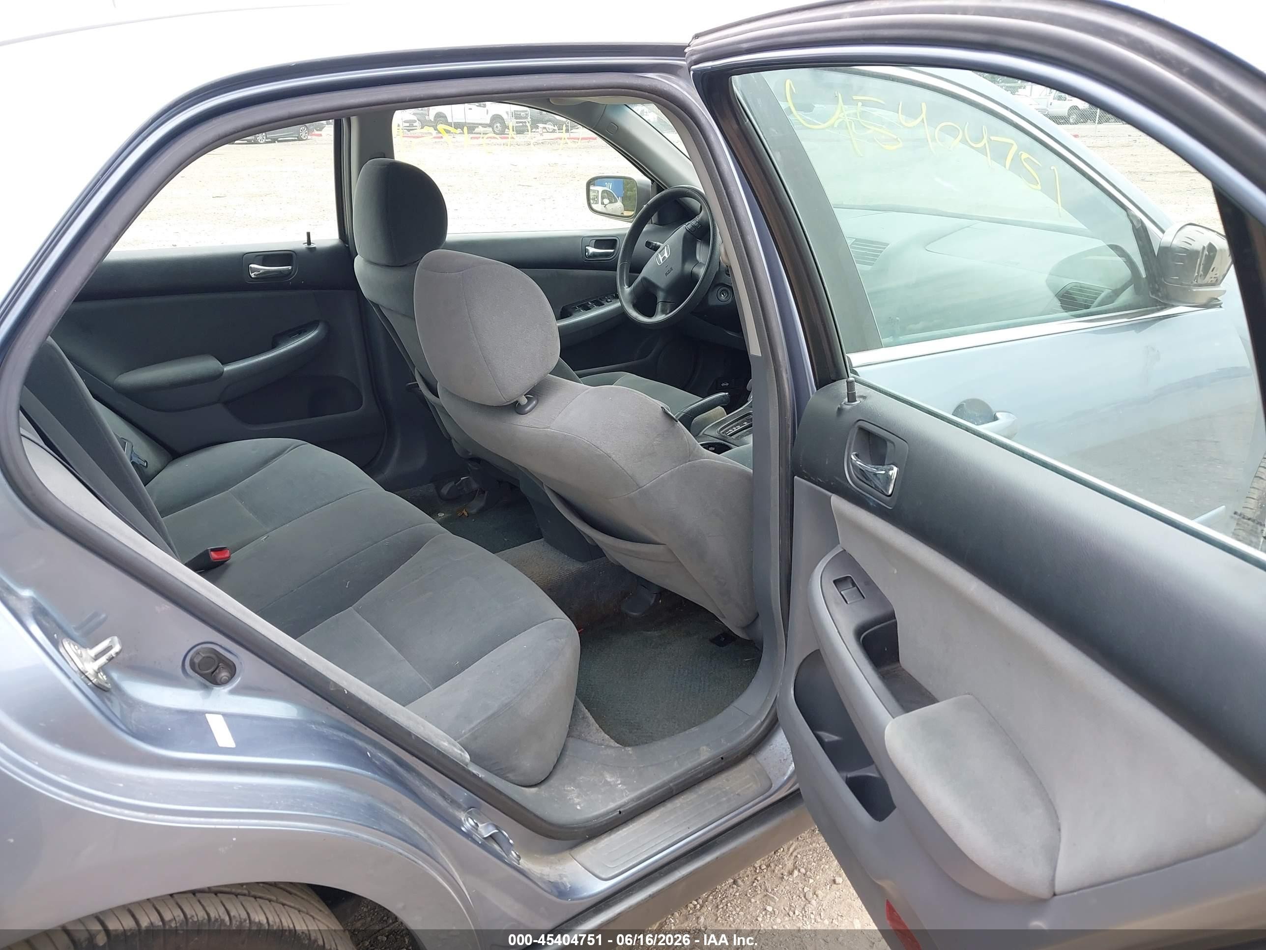 2007 Honda Accord 2.4 Lx Blue vin: 1HGCM56477A205667