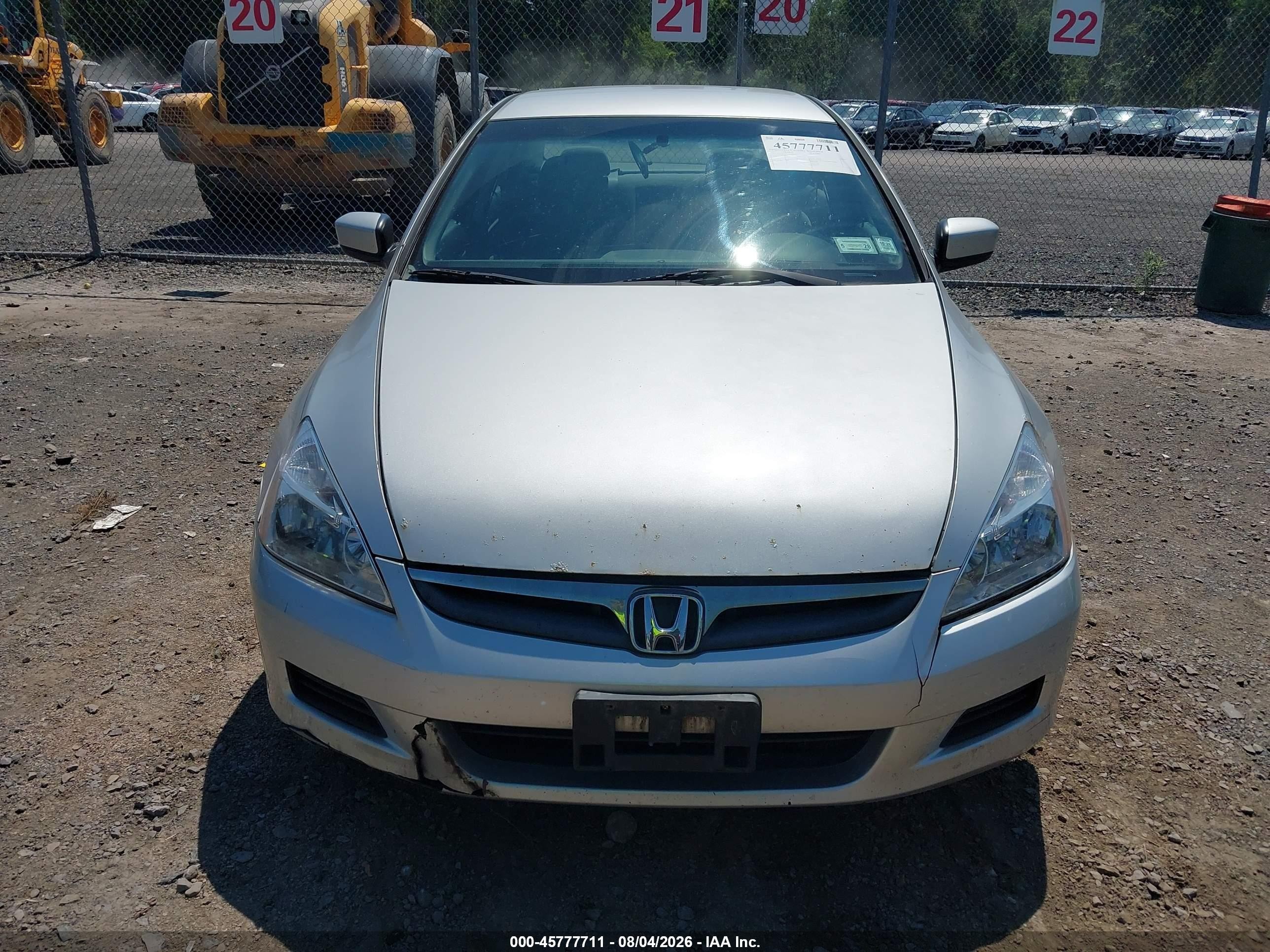 2007 Honda Accord 2.4 Lx Silver vin: 1HGCM56477A214031