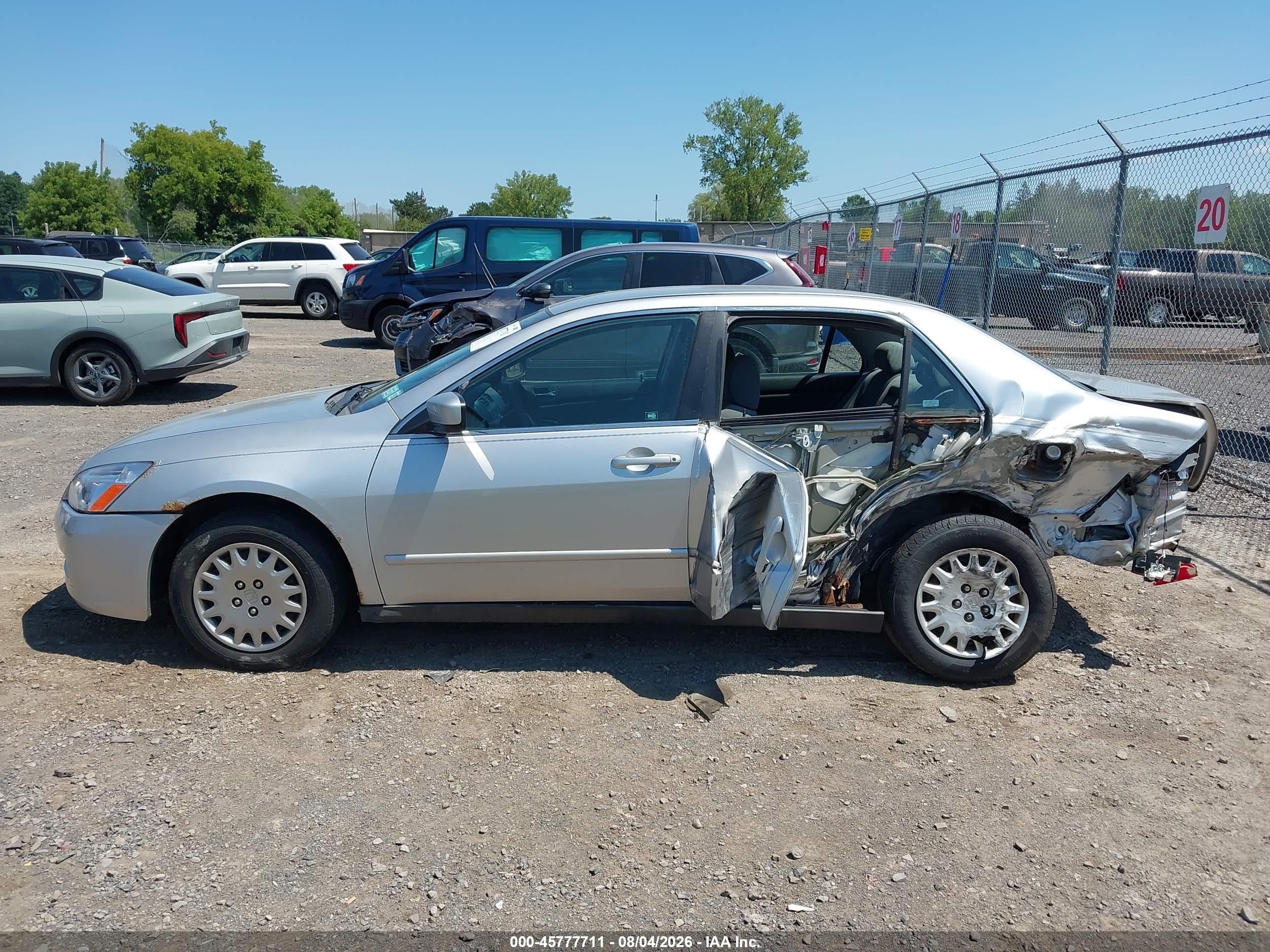 2007 Honda Accord 2.4 Lx Silver vin: 1HGCM56477A214031