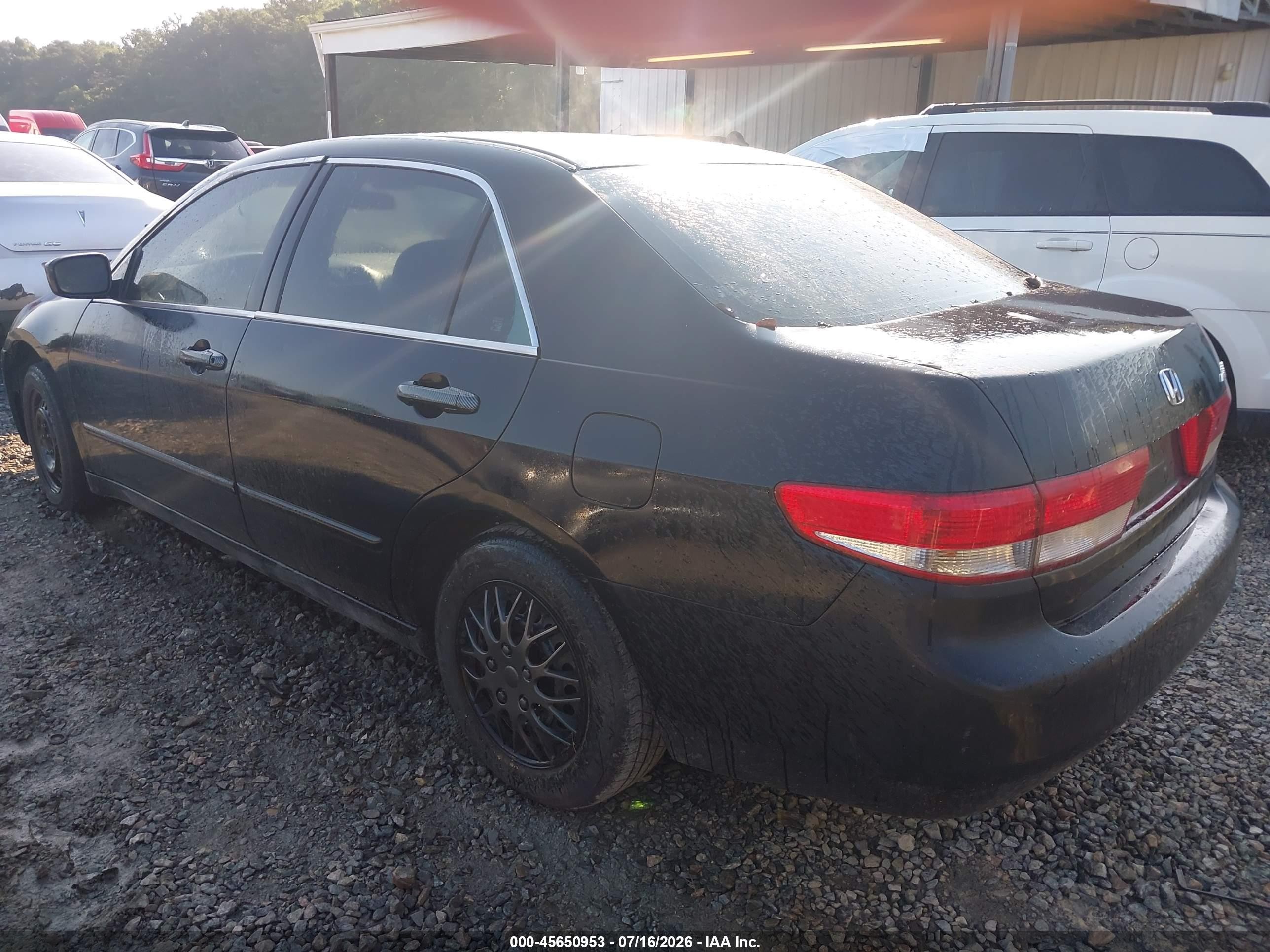 2003 Honda Accord 2.4 Lx Черный vin: 1HGCM56483A068961
