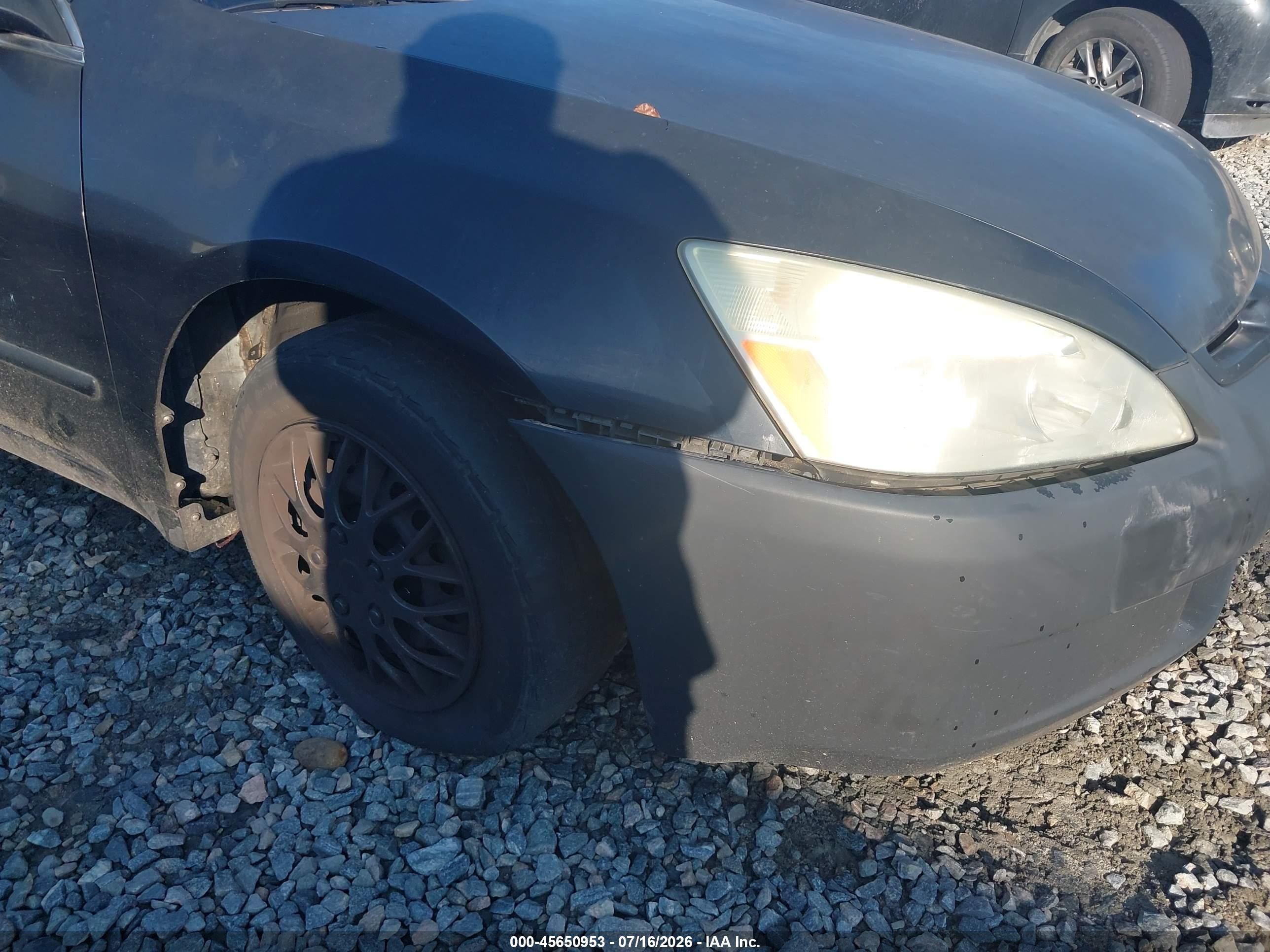 2003 Honda Accord 2.4 Lx Черный vin: 1HGCM56483A068961