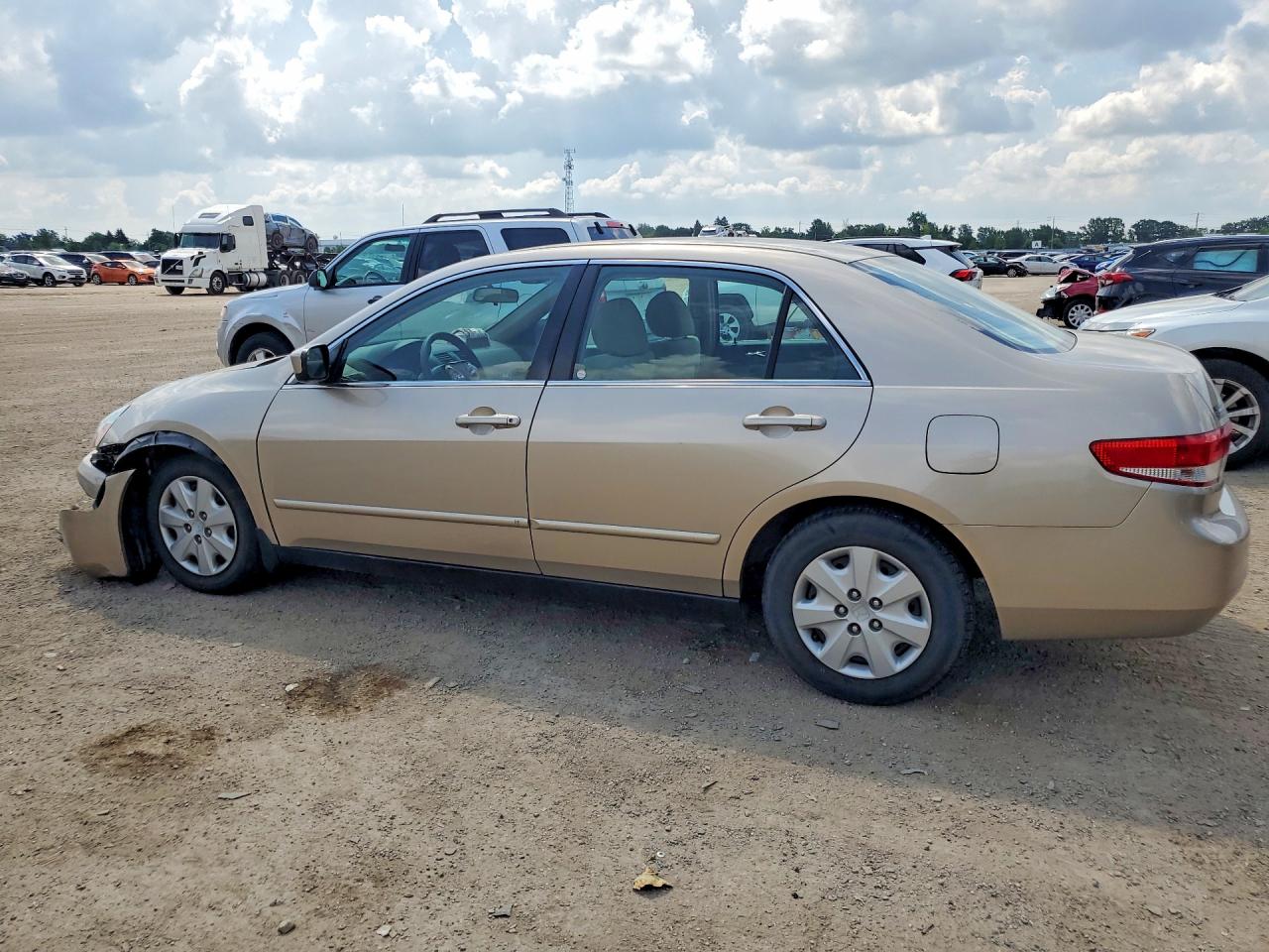 2003 Honda Accord Lx Cream vin: 1HGCM56483A819413