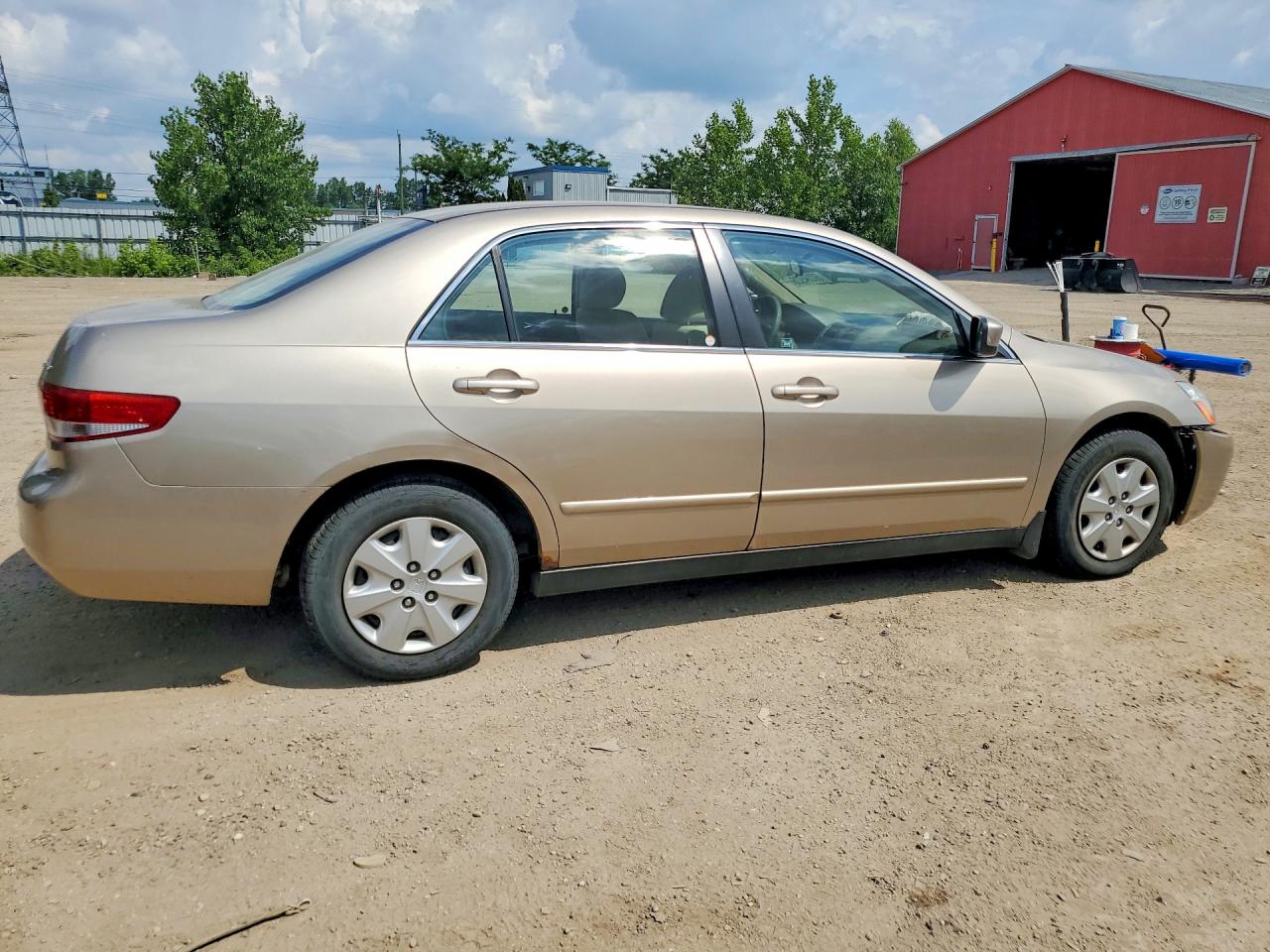 2003 Honda Accord Lx Cream vin: 1HGCM56483A819413