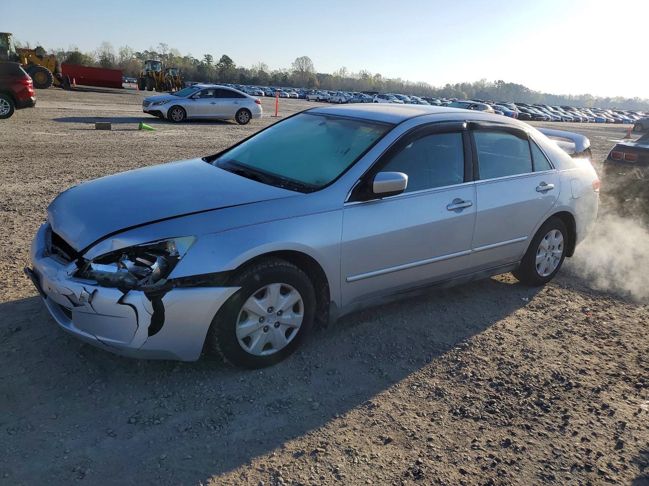 2004 Honda Accord Lx Silver vin: 1HGCM56484A060747