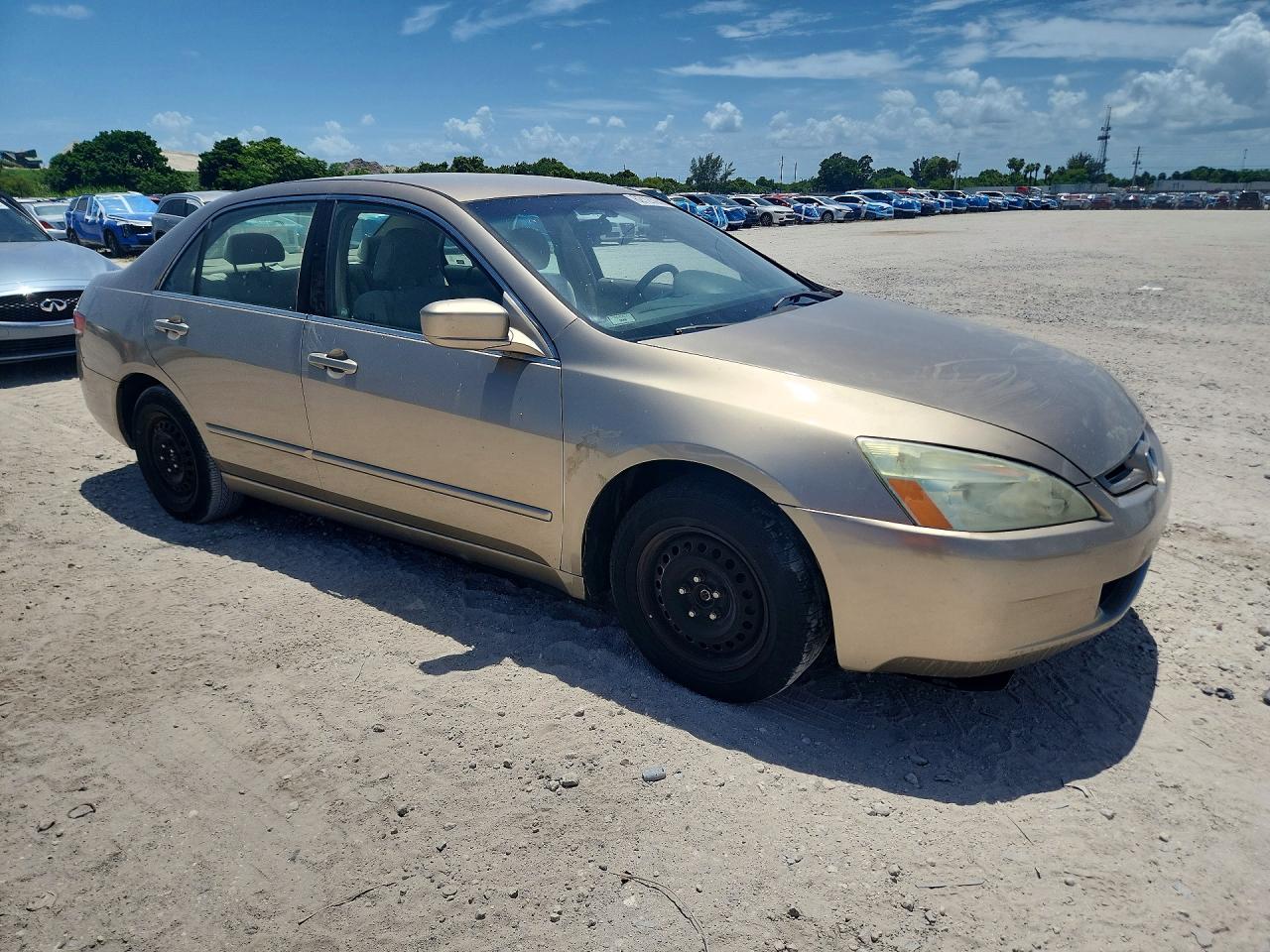 2004 Honda Accord Lx Beige vin: 1HGCM56484A144843