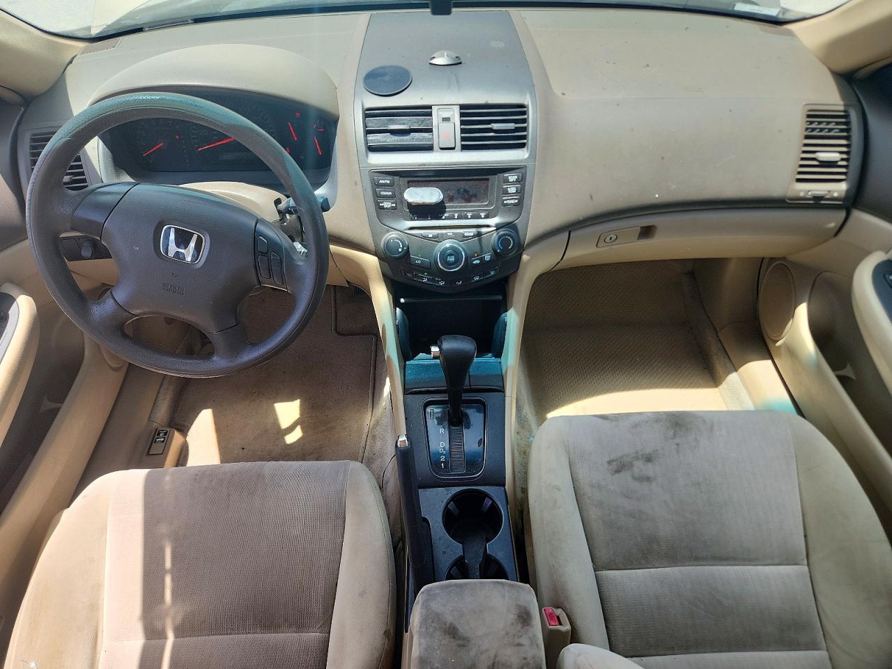 2004 Honda Accord Lx Beige vin: 1HGCM56484A144843