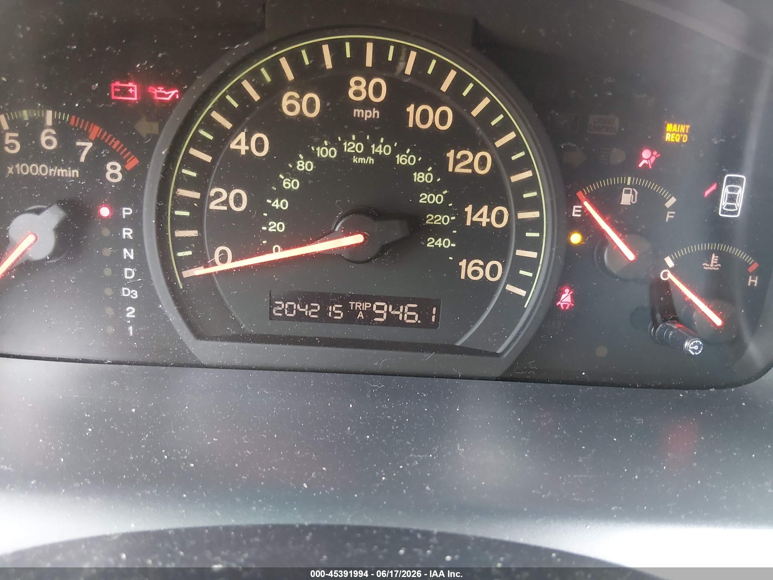 2004 Honda Accord 2.4 Lx Black vin: 1HGCM56484A166356