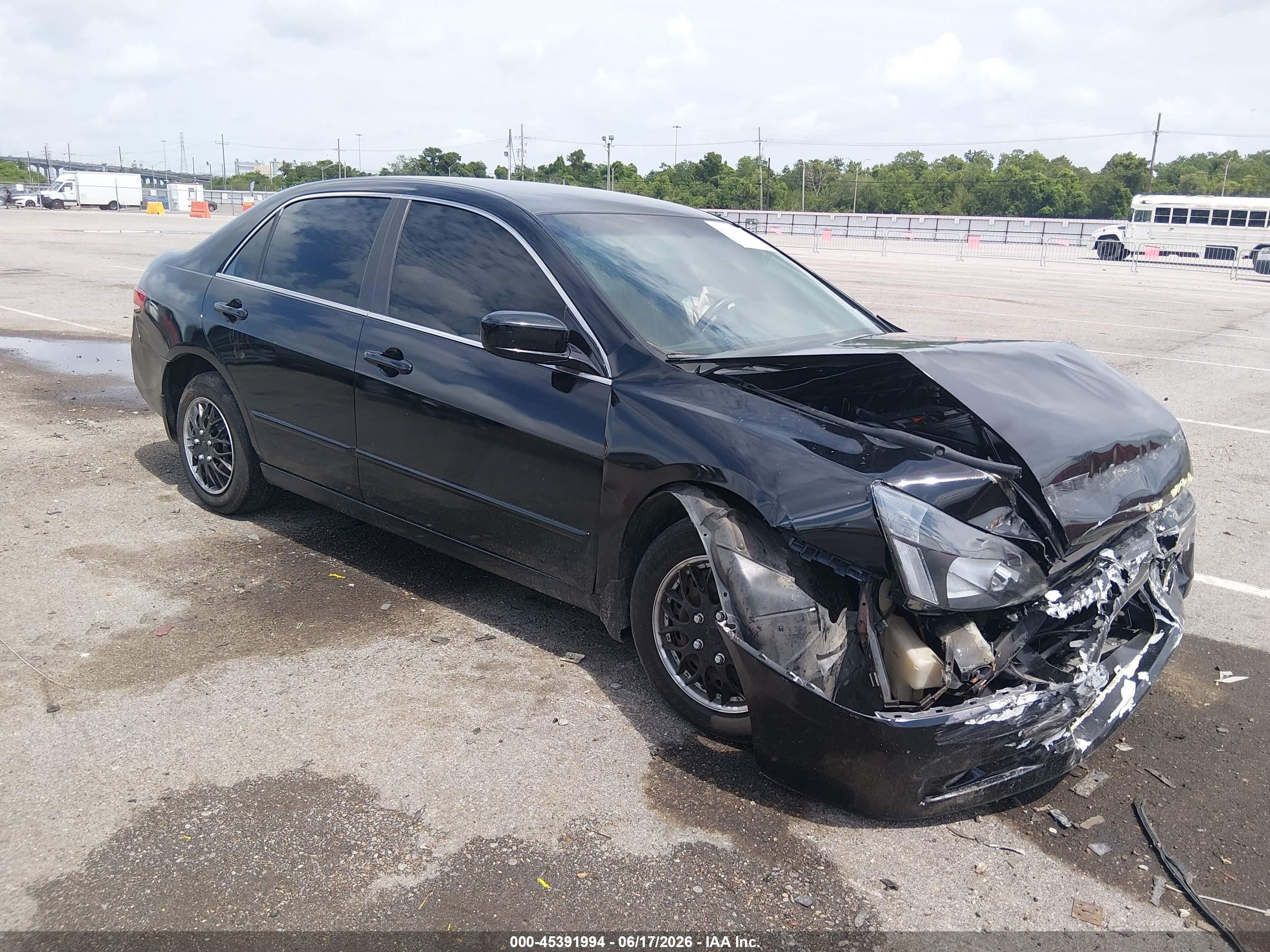 2004 Honda Accord 2.4 Lx Черный vin: 1HGCM56484A166356