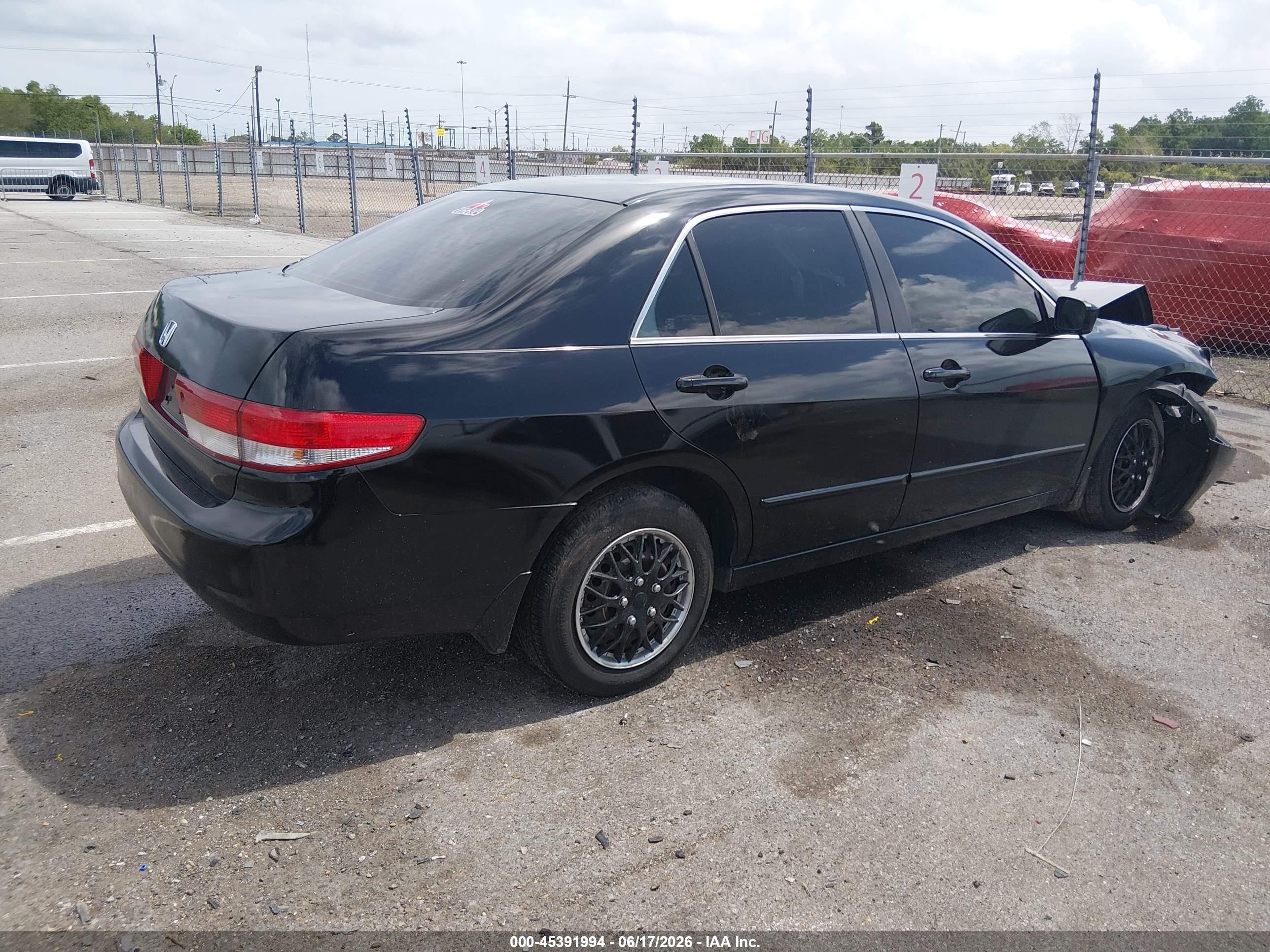 2004 Honda Accord 2.4 Lx Black vin: 1HGCM56484A166356
