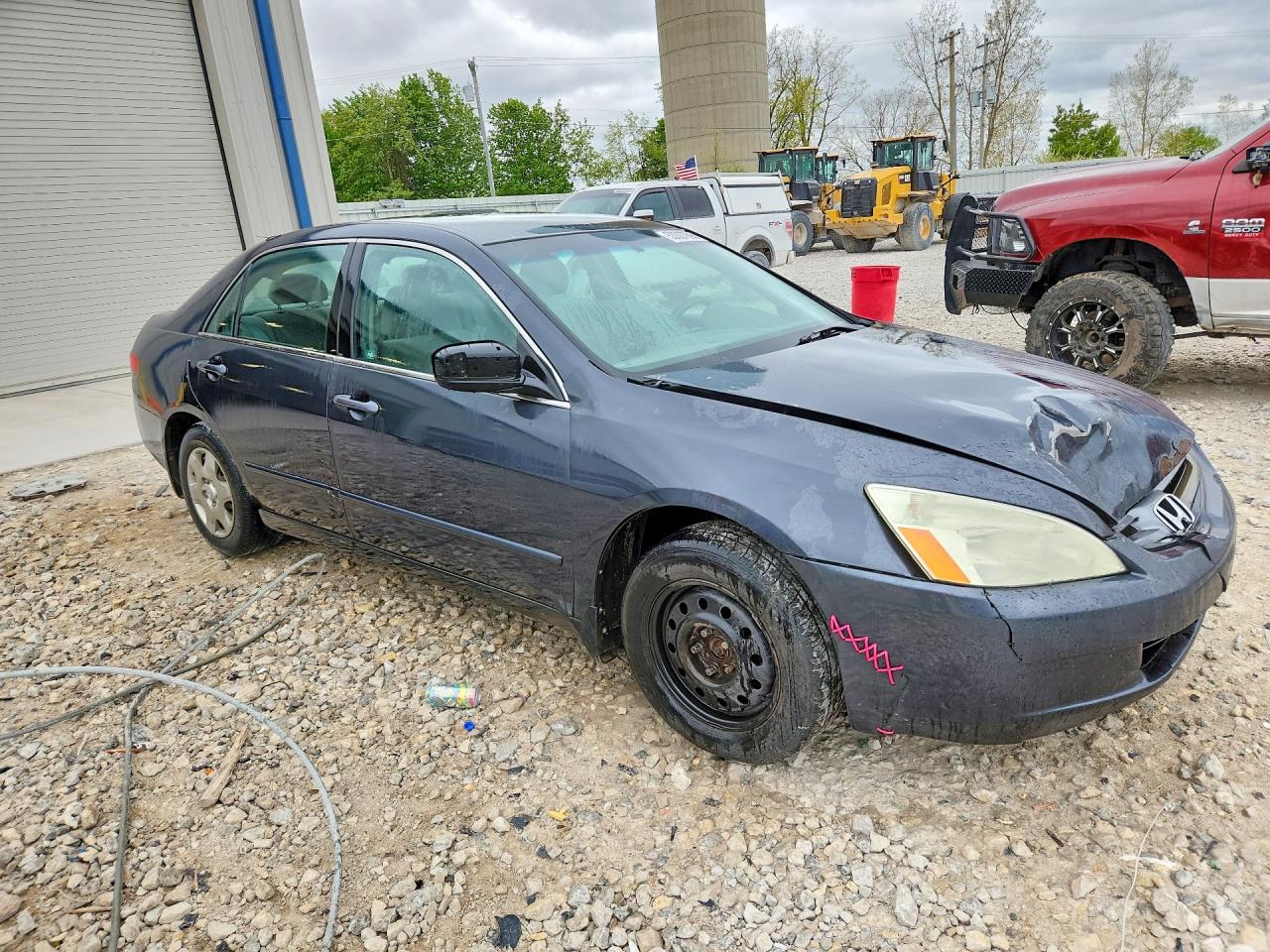 2005 Honda Accord Lx Gray vin: 1HGCM56485A003157