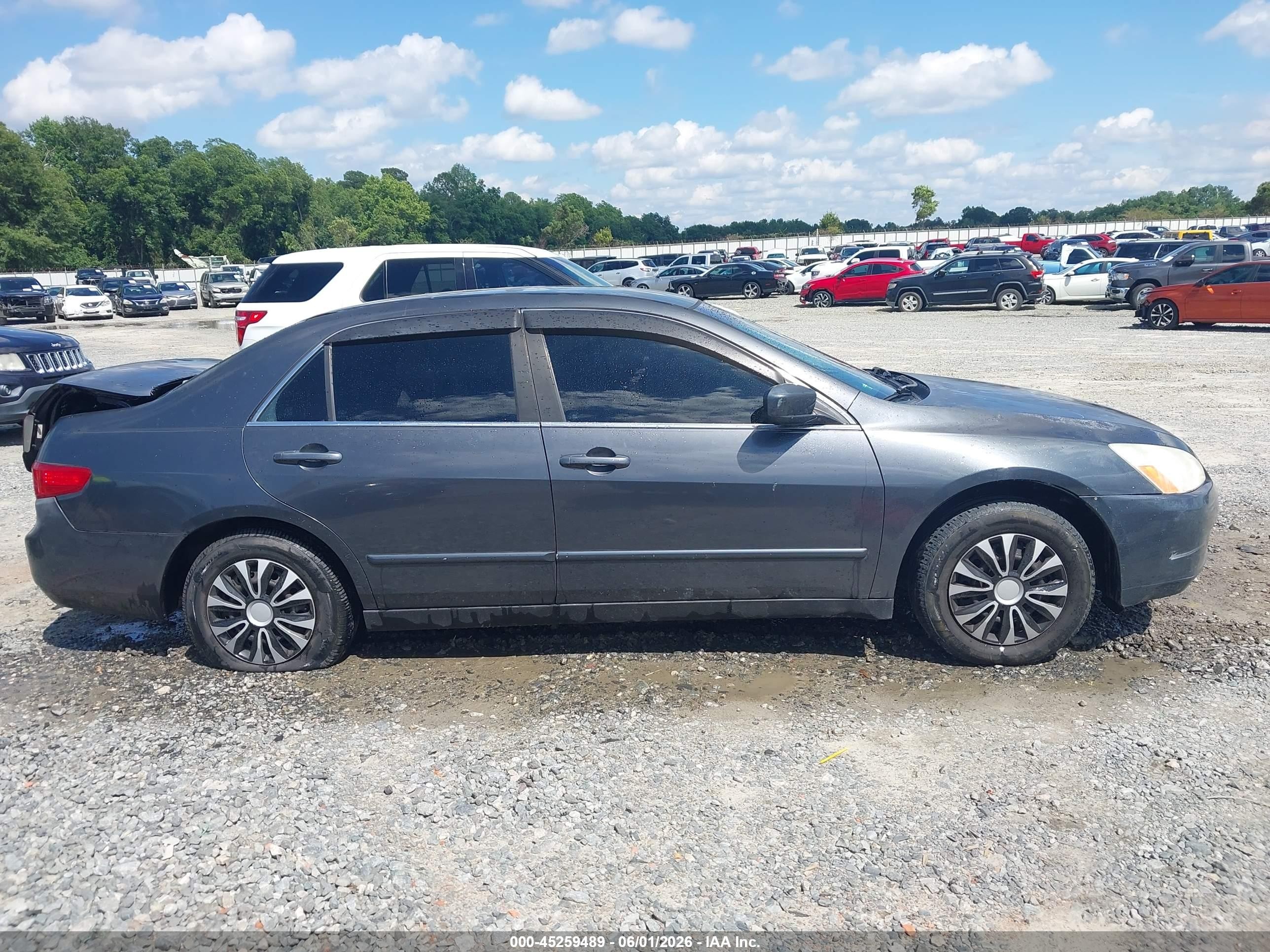 2005 Honda Accord 2.4 Lx Gray vin: 1HGCM56485A005099
