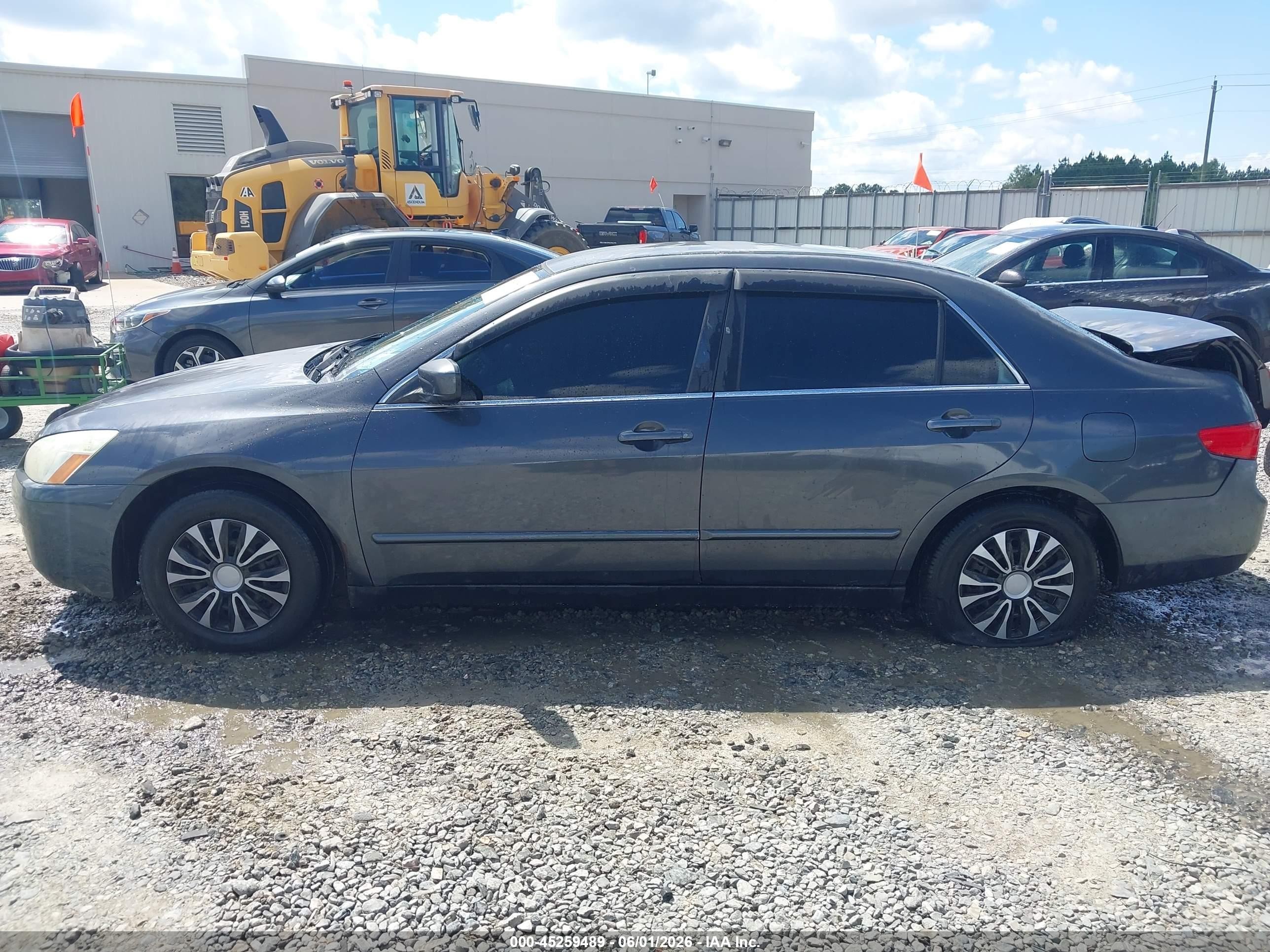 2005 Honda Accord 2.4 Lx Gray vin: 1HGCM56485A005099