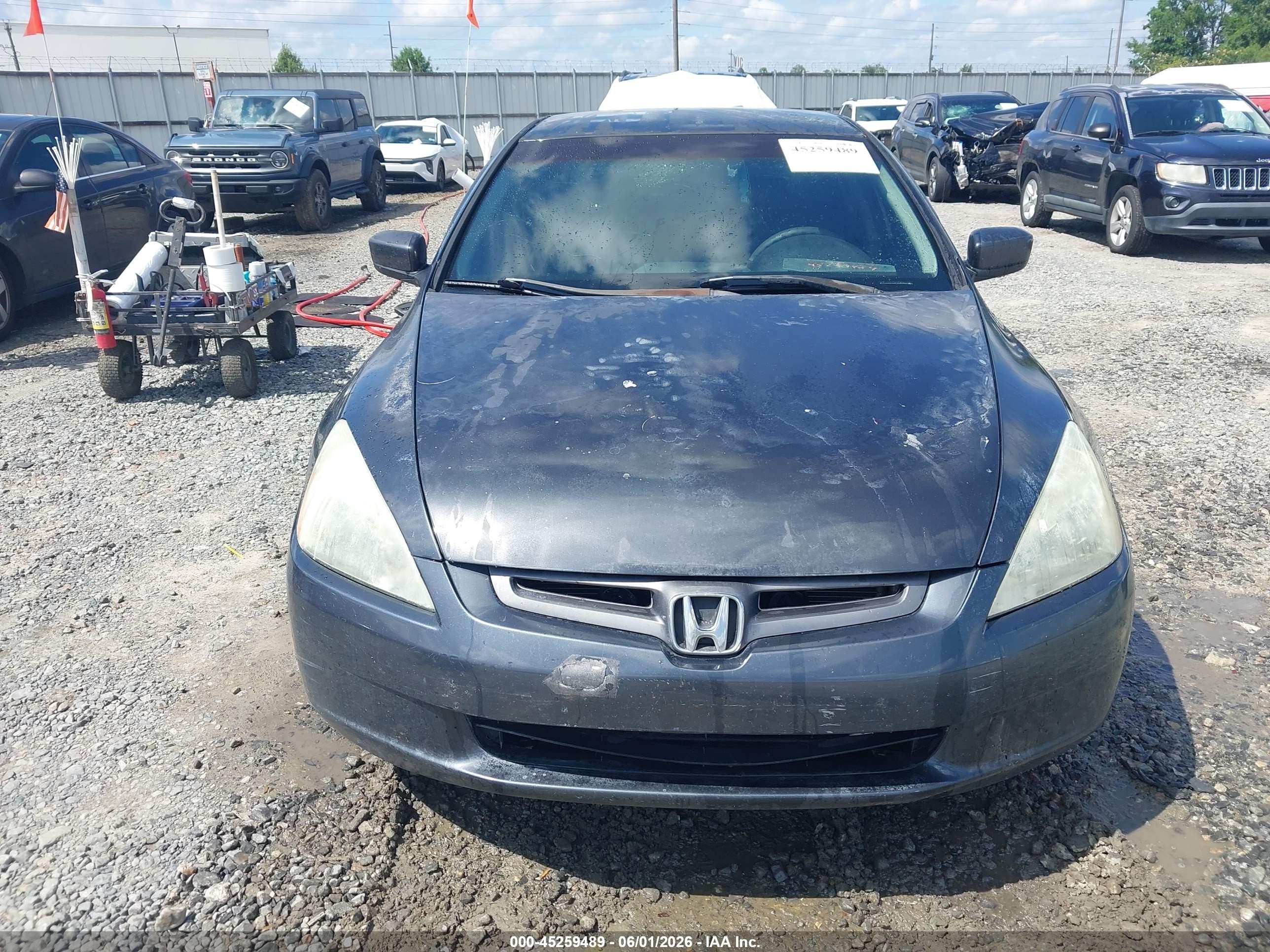 2005 Honda Accord 2.4 Lx Gray vin: 1HGCM56485A005099