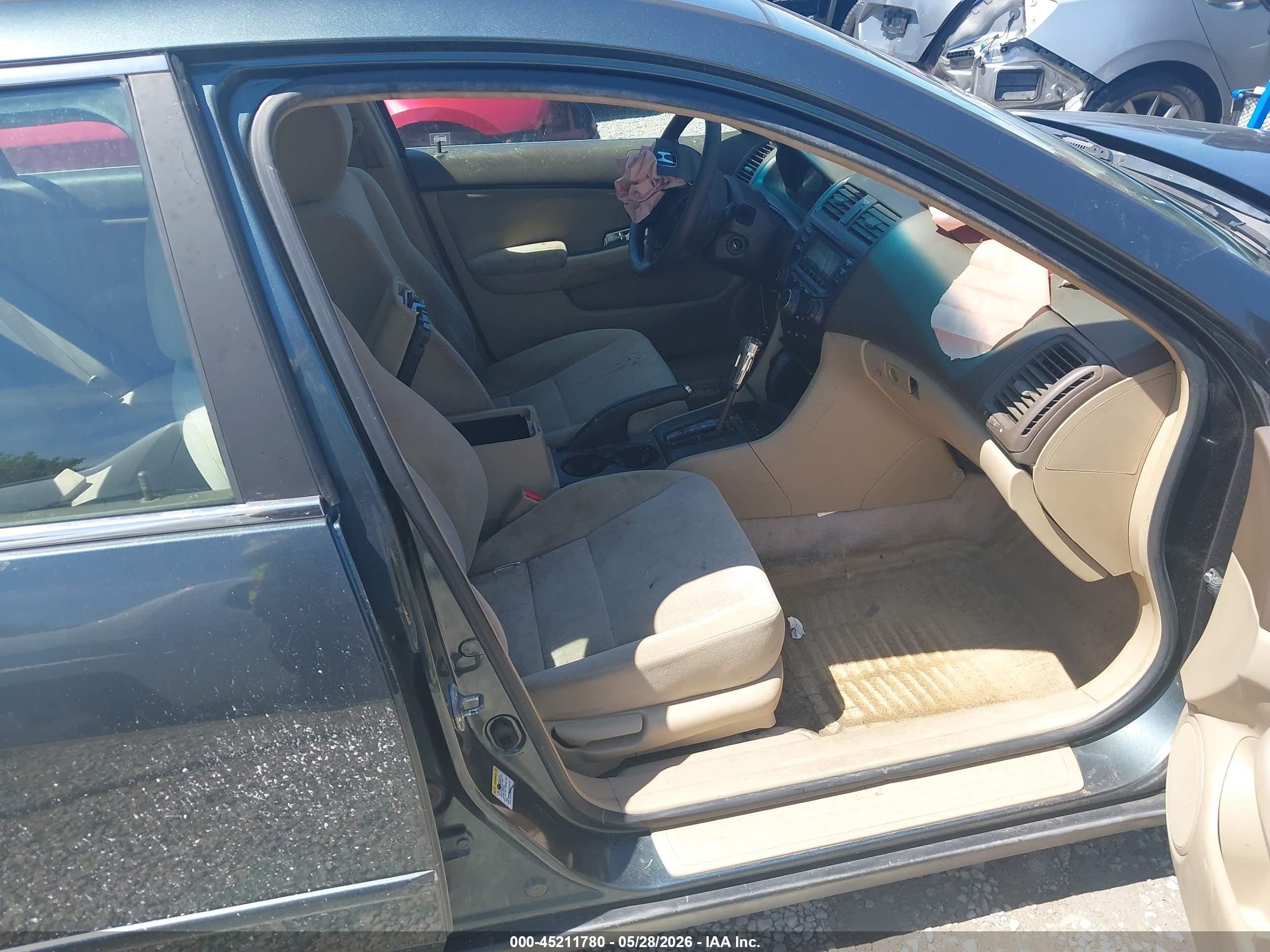 2005 Honda Accord 2.4 Lx Бирюзовый vin: 1HGCM56485A020864