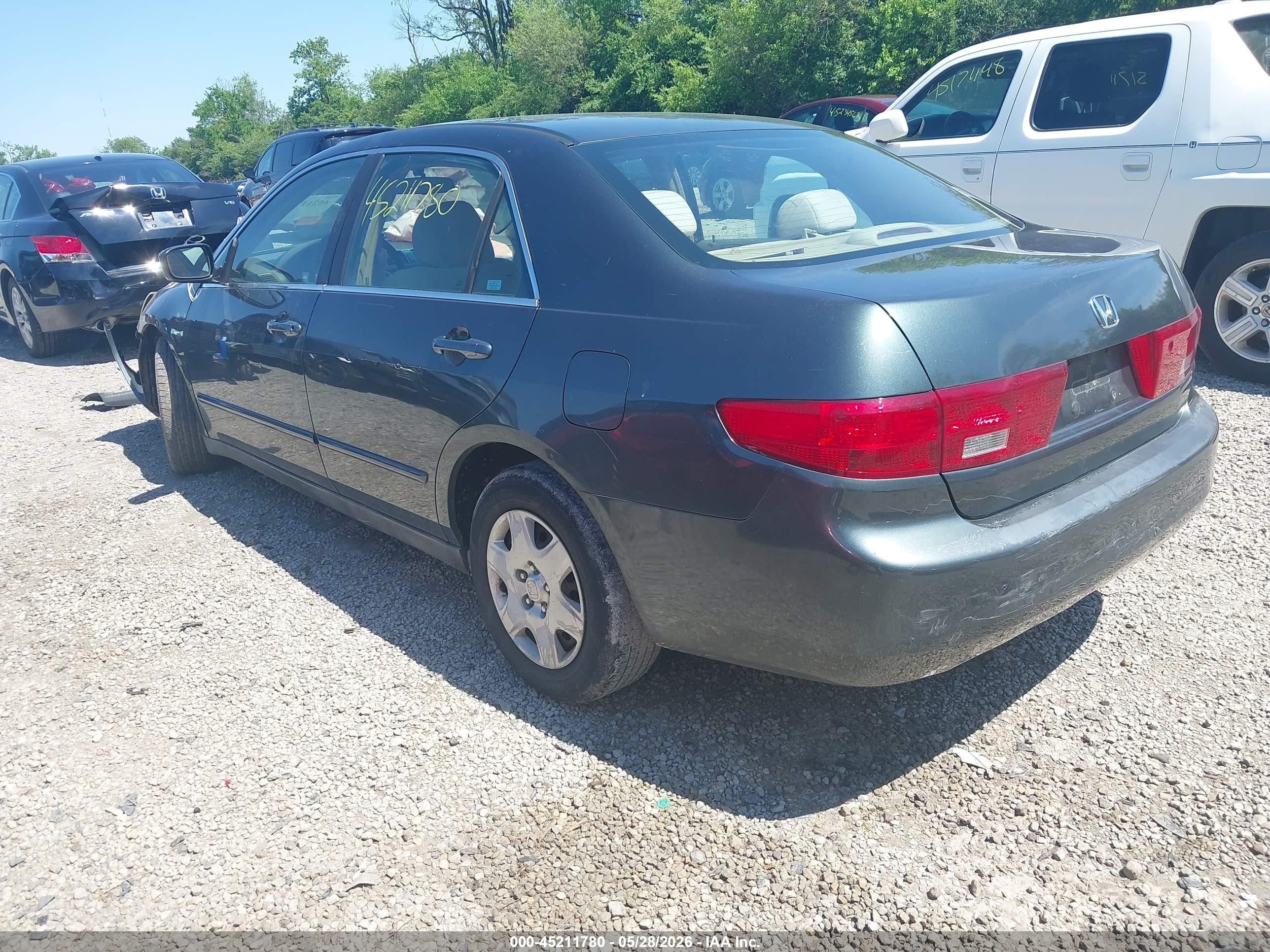 2005 Honda Accord 2.4 Lx Бирюзовый vin: 1HGCM56485A020864