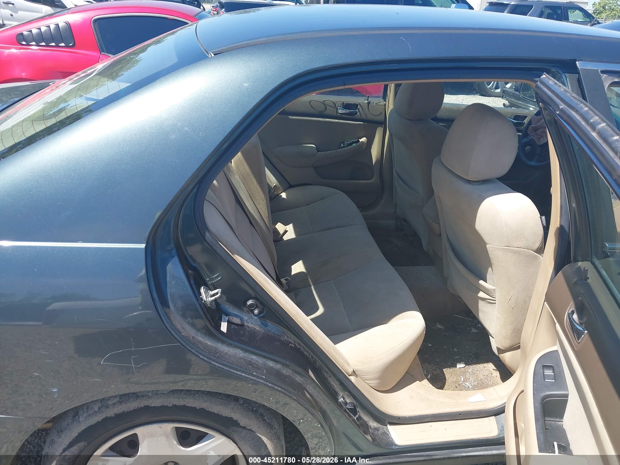 2005 Honda Accord 2.4 Lx Бирюзовый vin: 1HGCM56485A020864