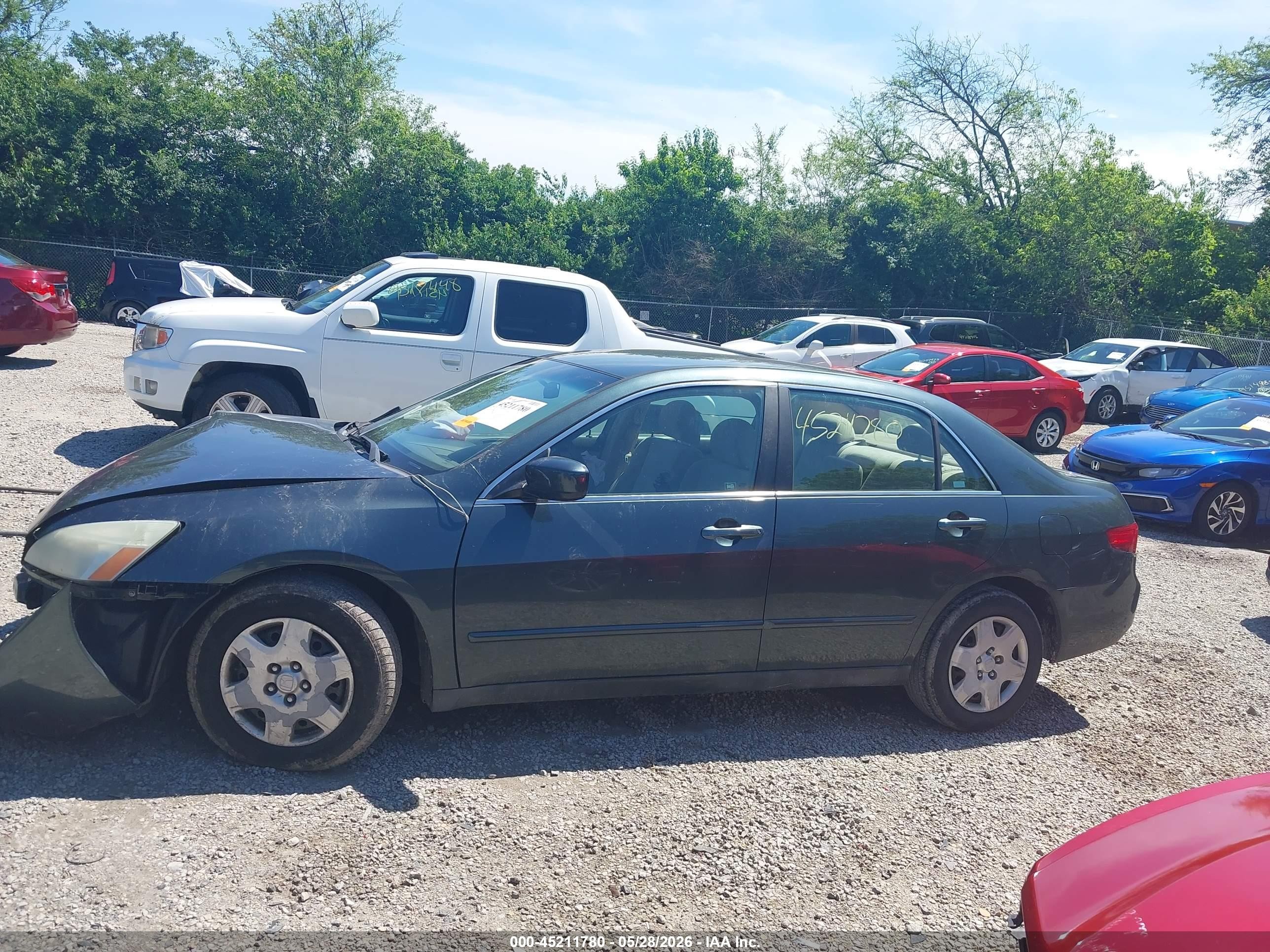 2005 Honda Accord 2.4 Lx Бирюзовый vin: 1HGCM56485A020864