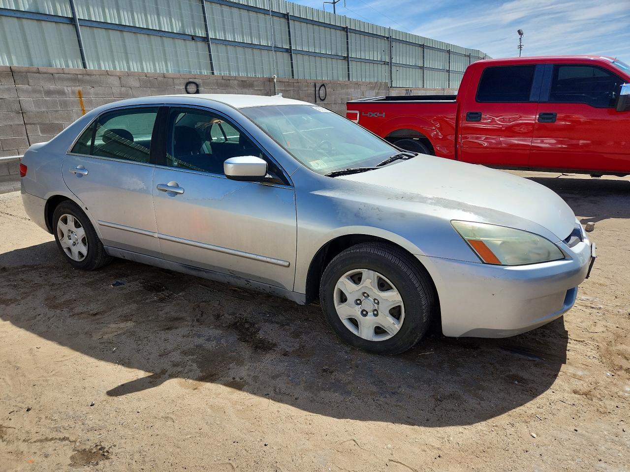 2005 Honda Accord Lx Silver vin: 1HGCM56485A112881
