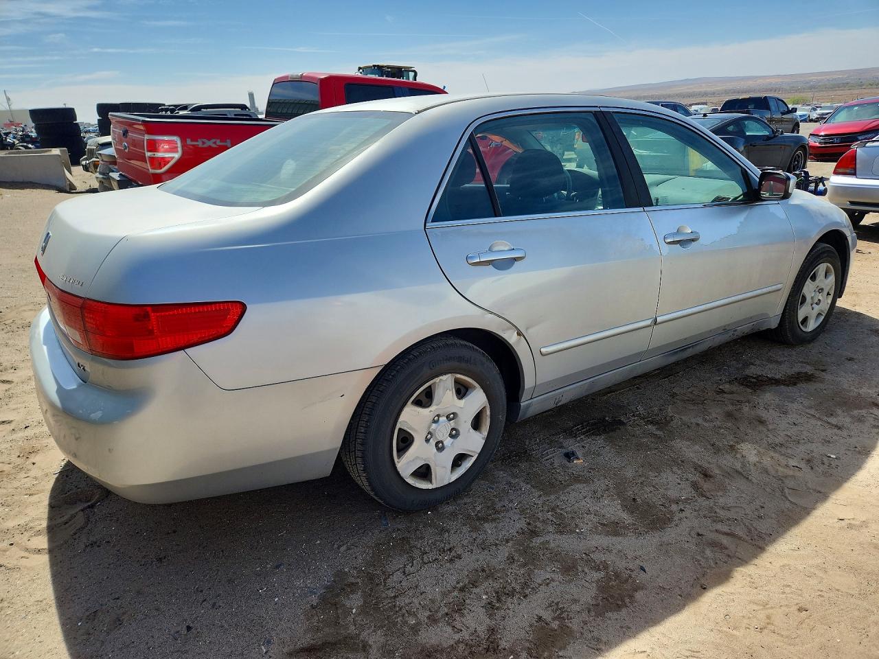 2005 Honda Accord Lx Silver vin: 1HGCM56485A112881